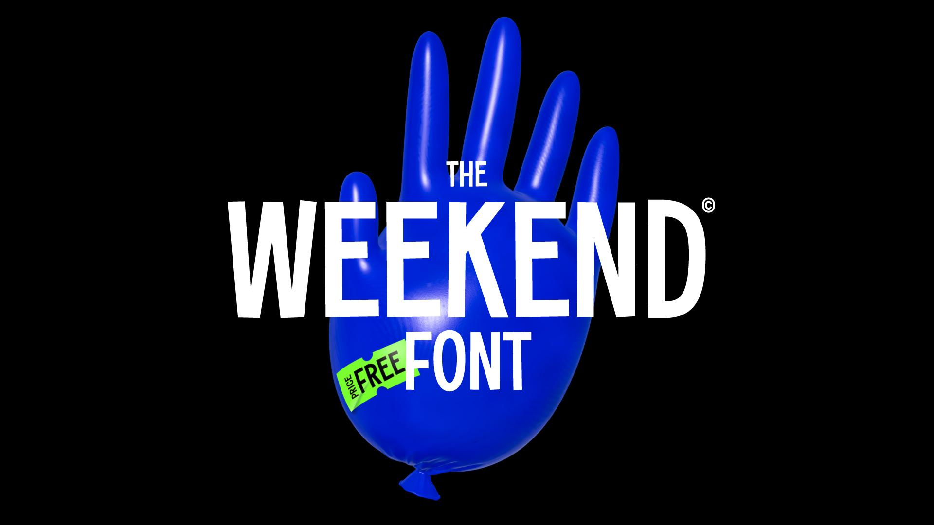 the WEEKEND / font — Изображение №1 — Графика на Dprofile