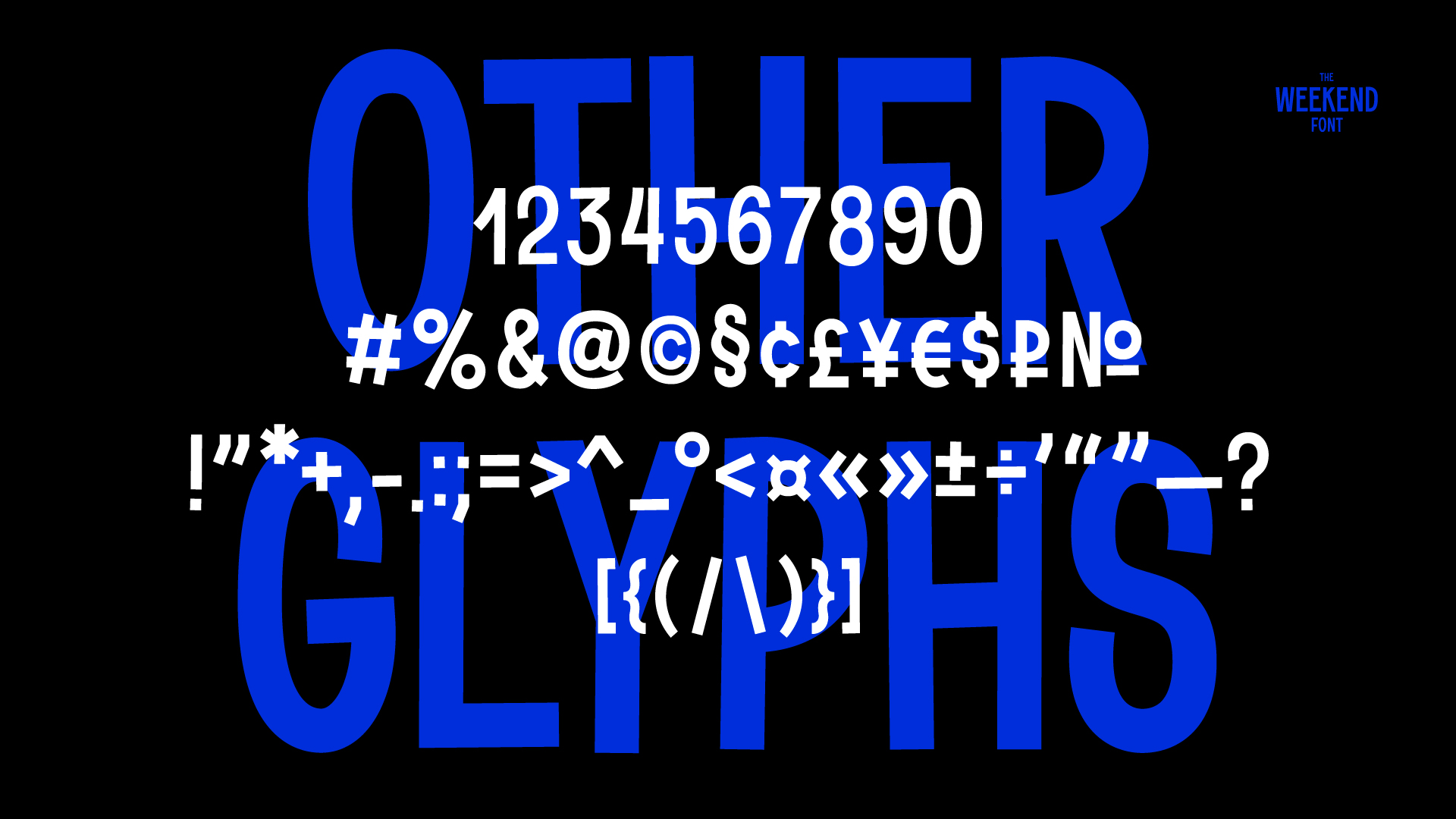 the WEEKEND / font — Изображение №5 — Графика на Dprofile