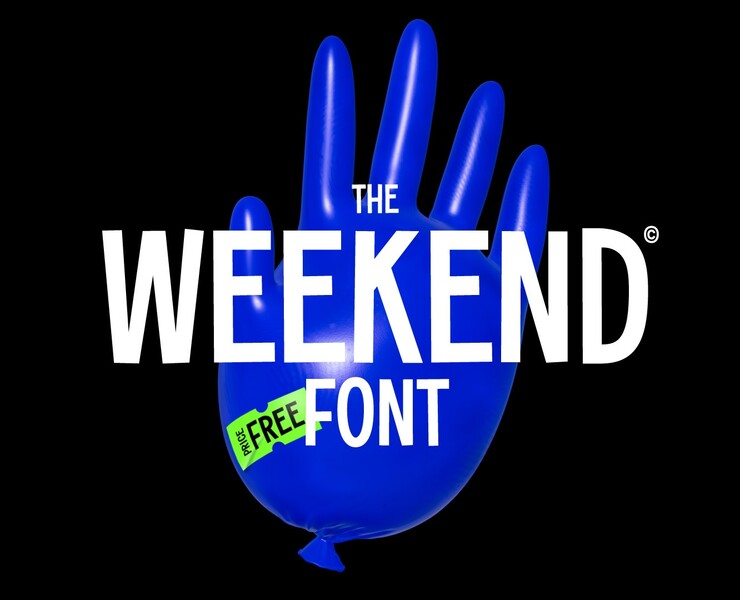 the WEEKEND / font — Графика на Dprofile