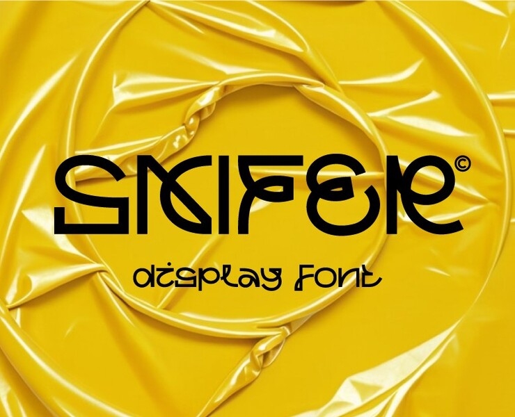 SKIFER / display font — Графика на Dprofile