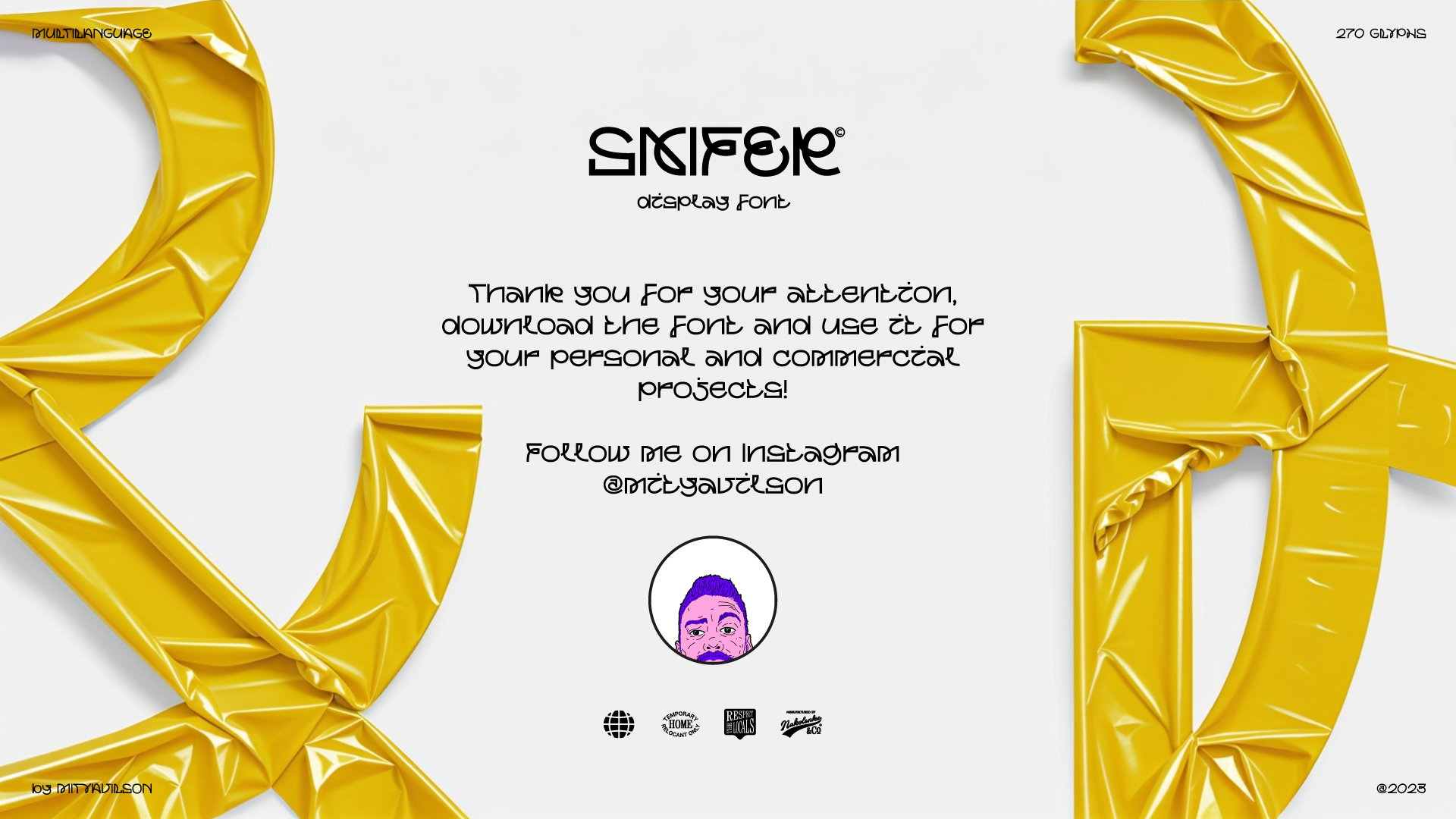 SKIFER / display font — Изображение №13 — Графика на Dprofile