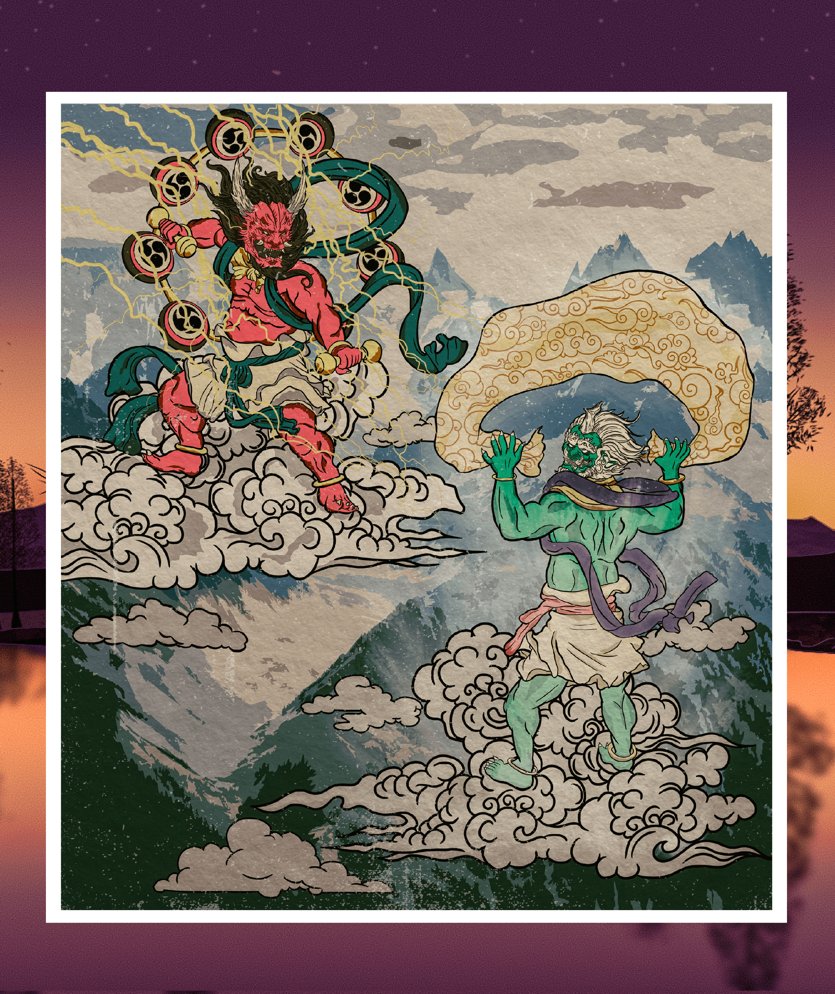 妖怪との戦い - 01/ Battle with Yokai — Изображение №5 — Иллюстрация на Dprofile