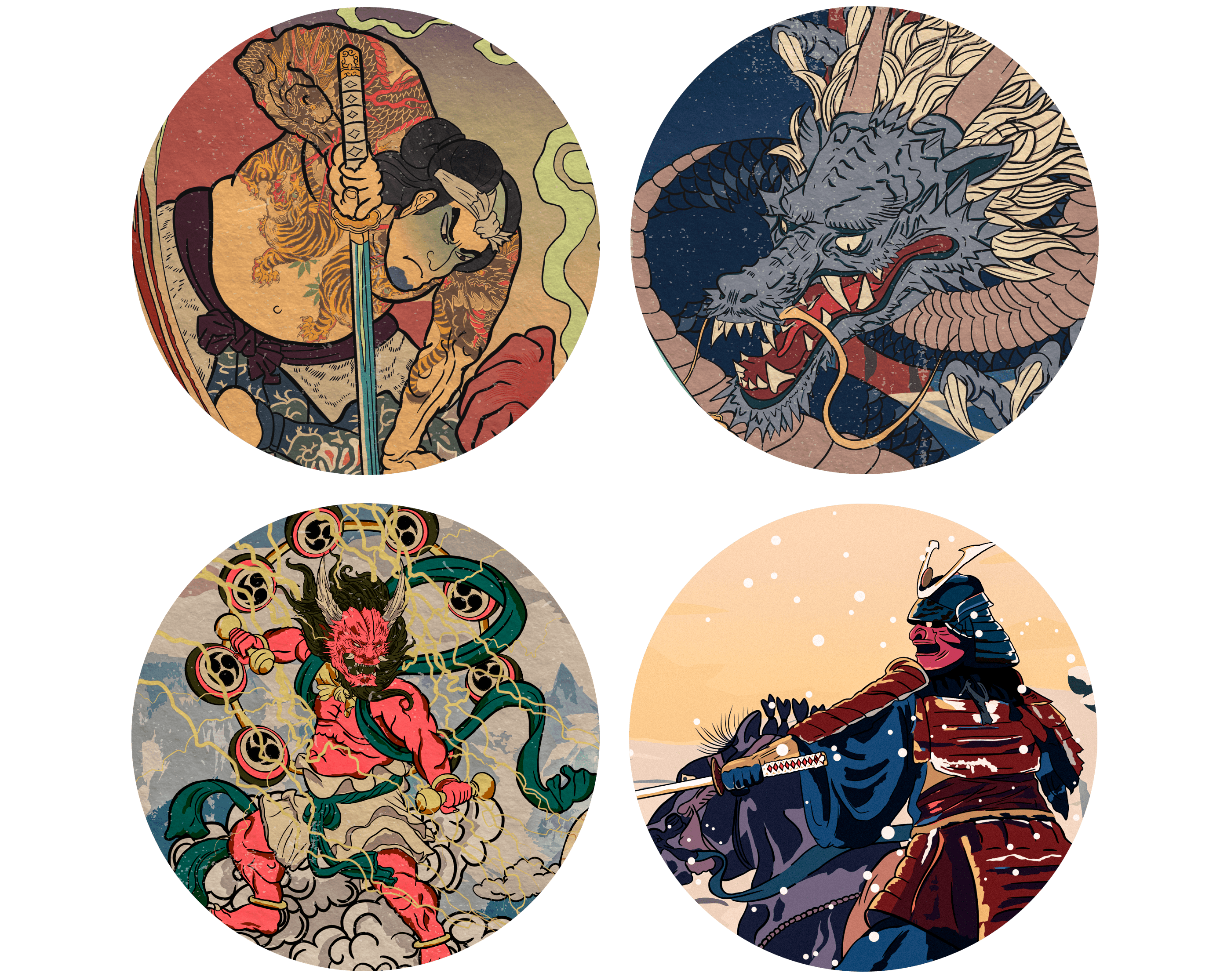 妖怪との戦い - 01/ Battle with Yokai — Изображение №7 — Иллюстрация на Dprofile