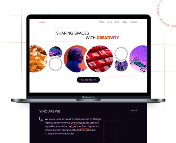 QUASAR Design Agency — Интерфейсы на Dprofile