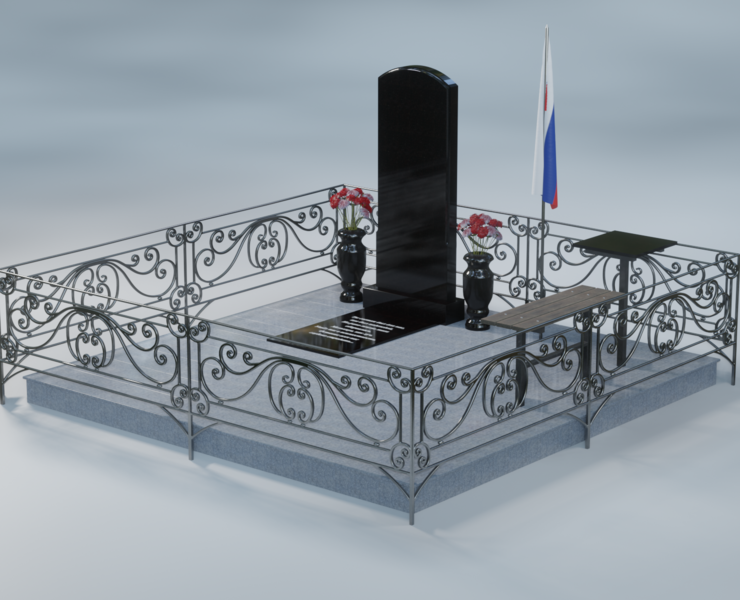 3D-эскиз памятника на Dprofile