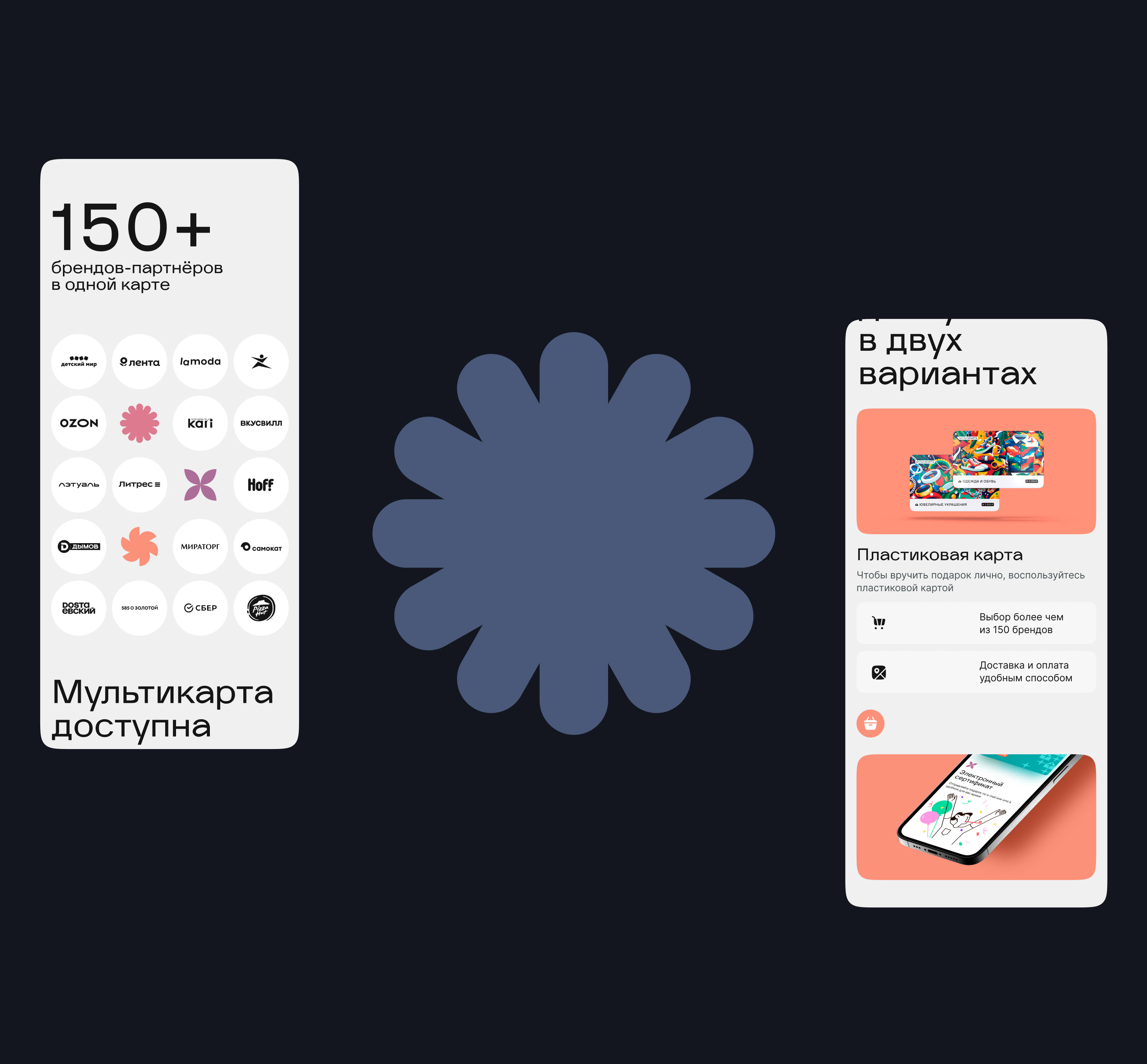 Вподарок "Электронные подарочные карты" — Изображение №4 — Интерфейсы на Dprofile