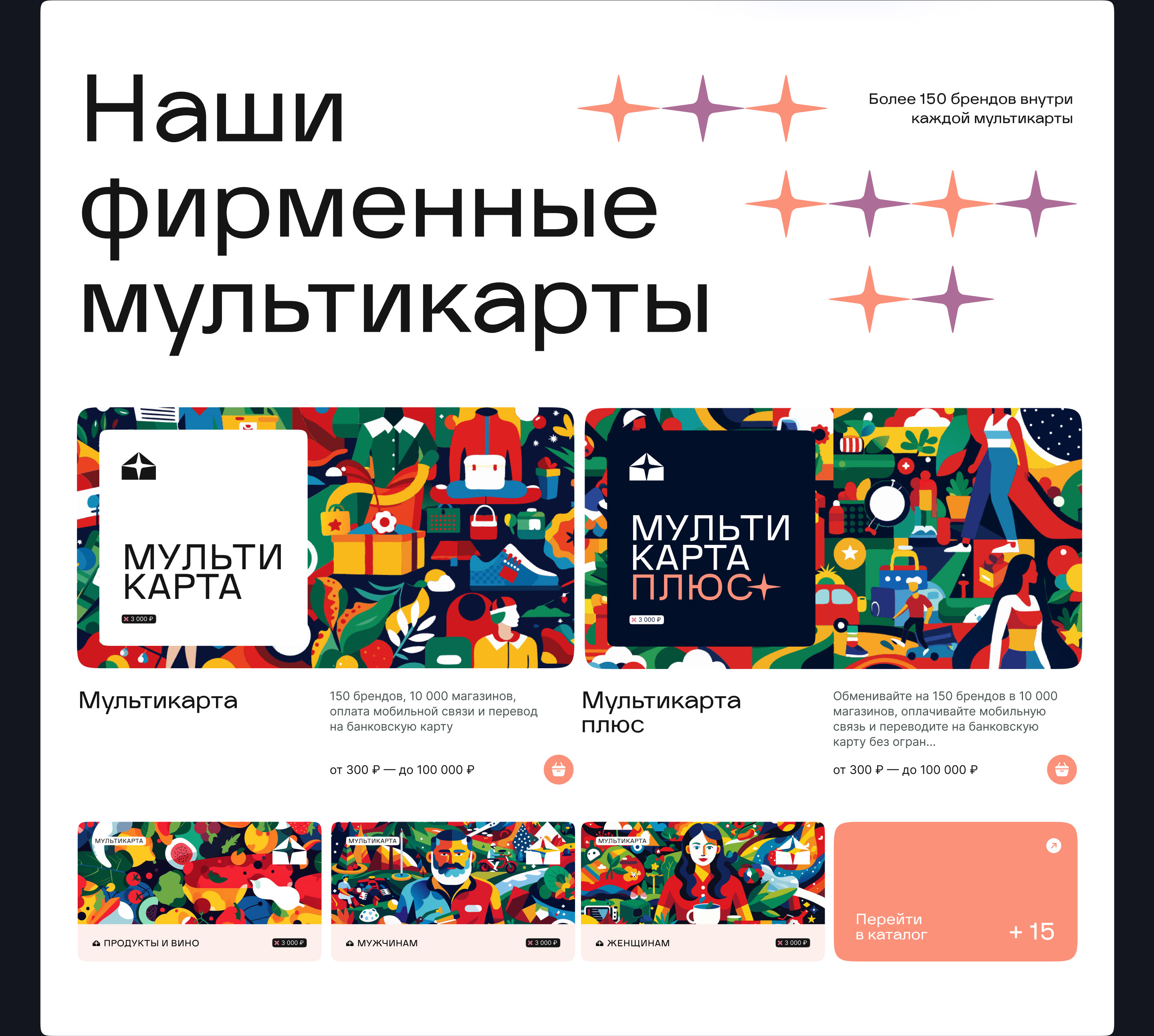 Вподарок "Электронные подарочные карты" — Изображение №5 — Интерфейсы на Dprofile