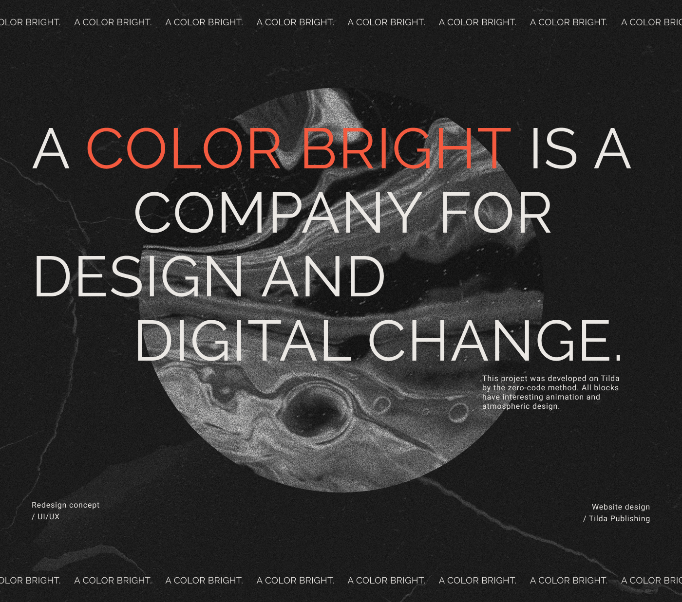 A Color Bright / Редизайн на Tilda — Изображение №1 — Интерфейсы на Dprofile