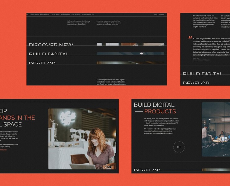 A Color Bright / Редизайн на Tilda — Интерфейсы на Dprofile