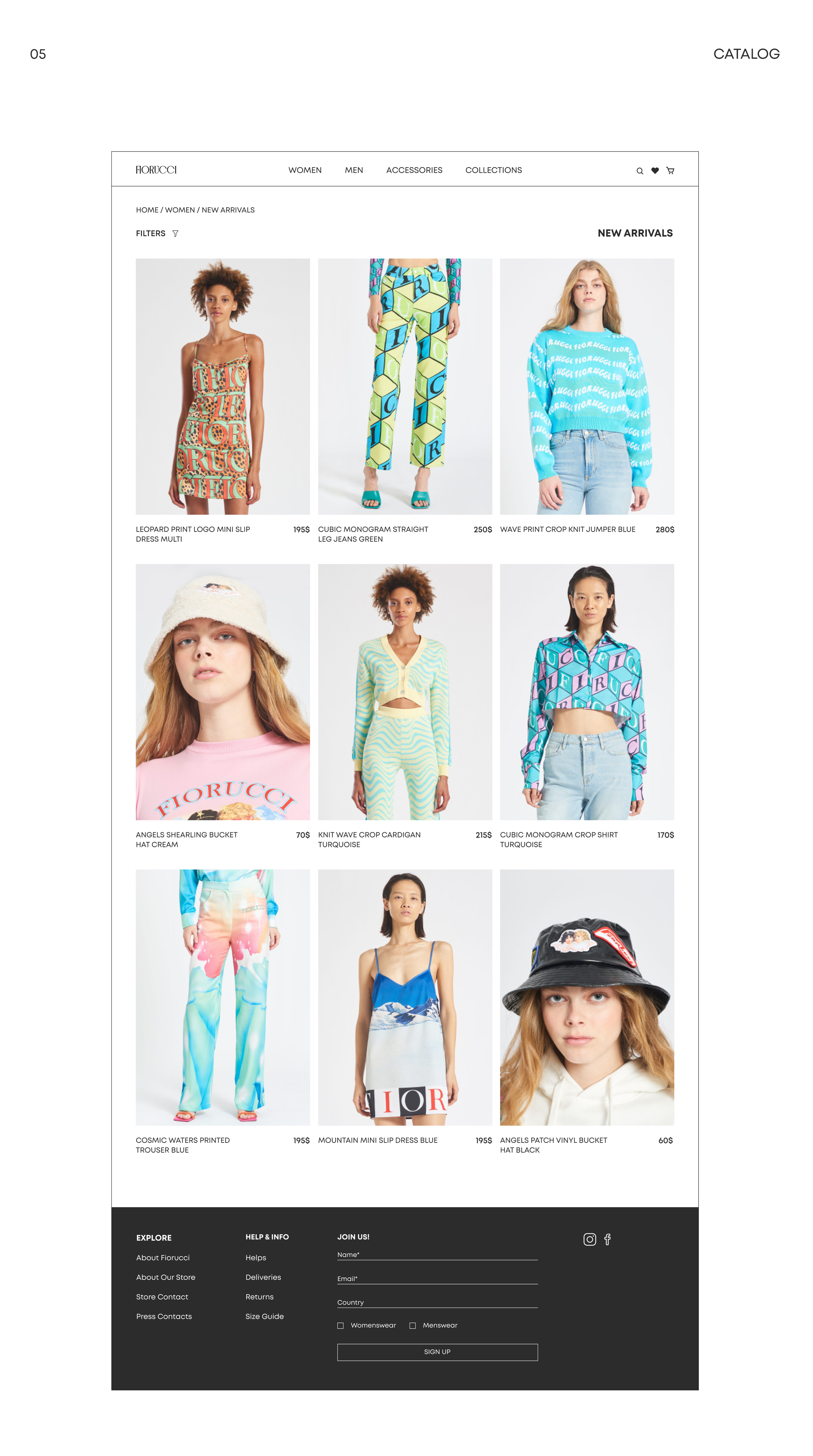 Fiorucci redesign concept — Изображение №6 — Интерфейсы на Dprofile