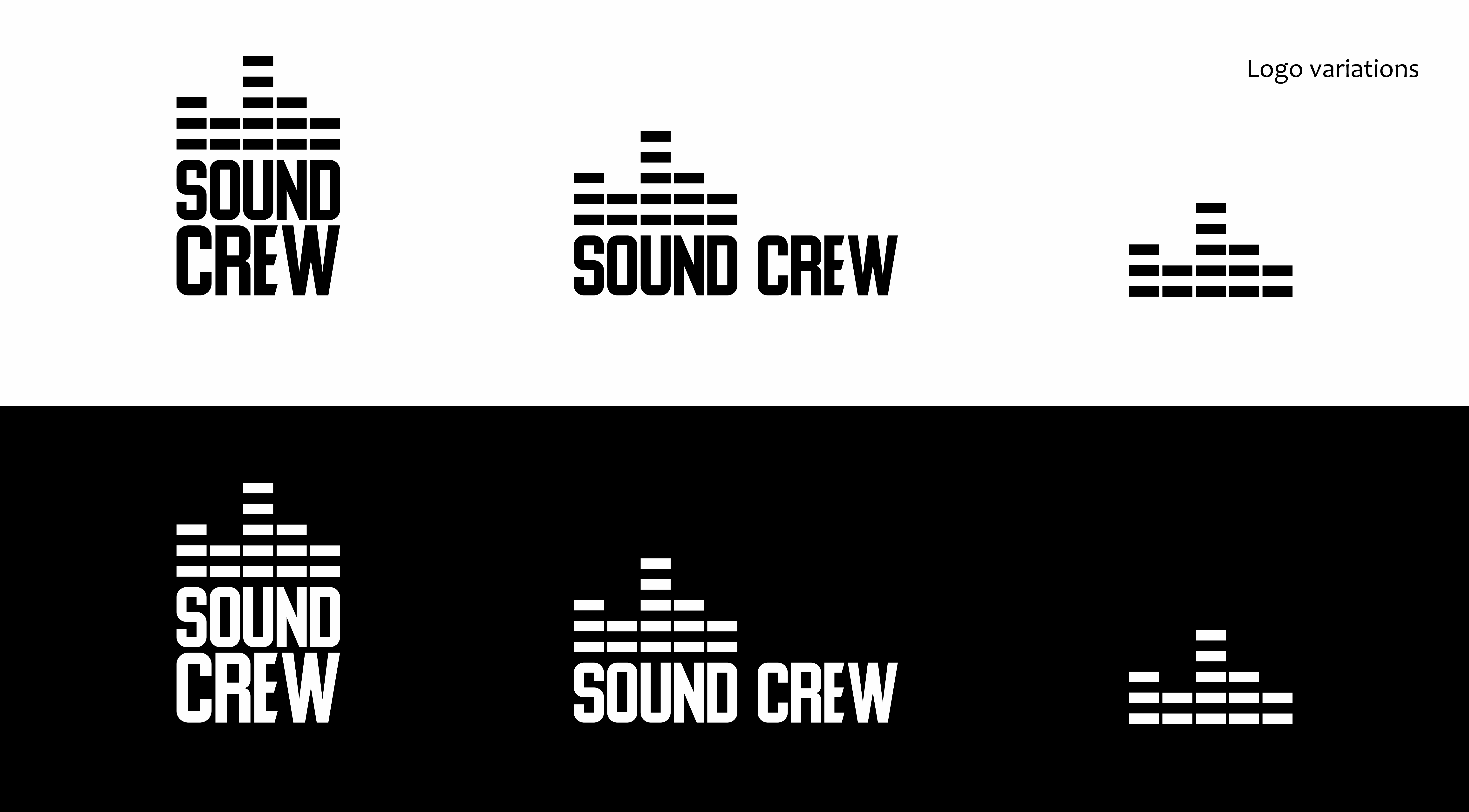 logo SOUND CREW — Изображение №6 — Брендинг, Графика на Dprofile