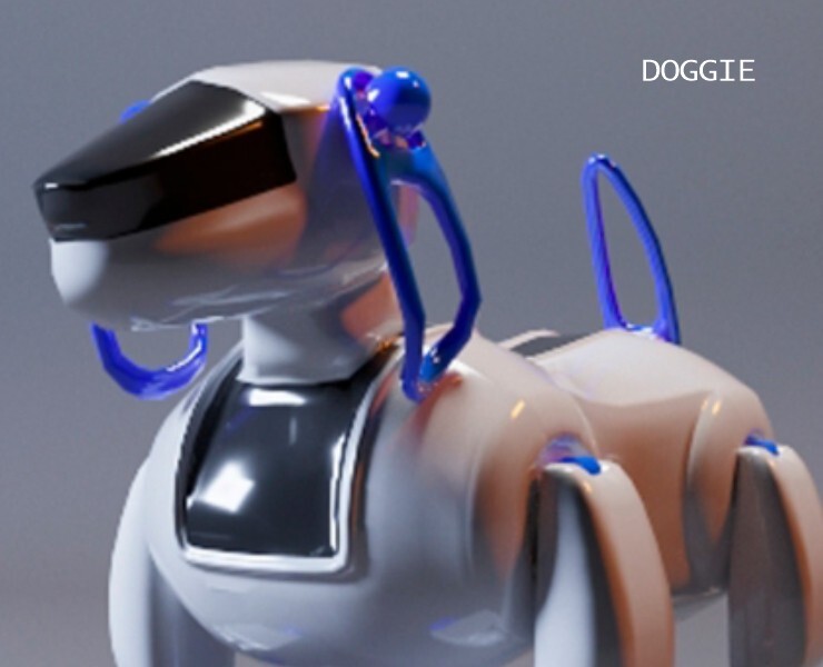 robotic dog — Иллюстрация, 3D на Dprofile