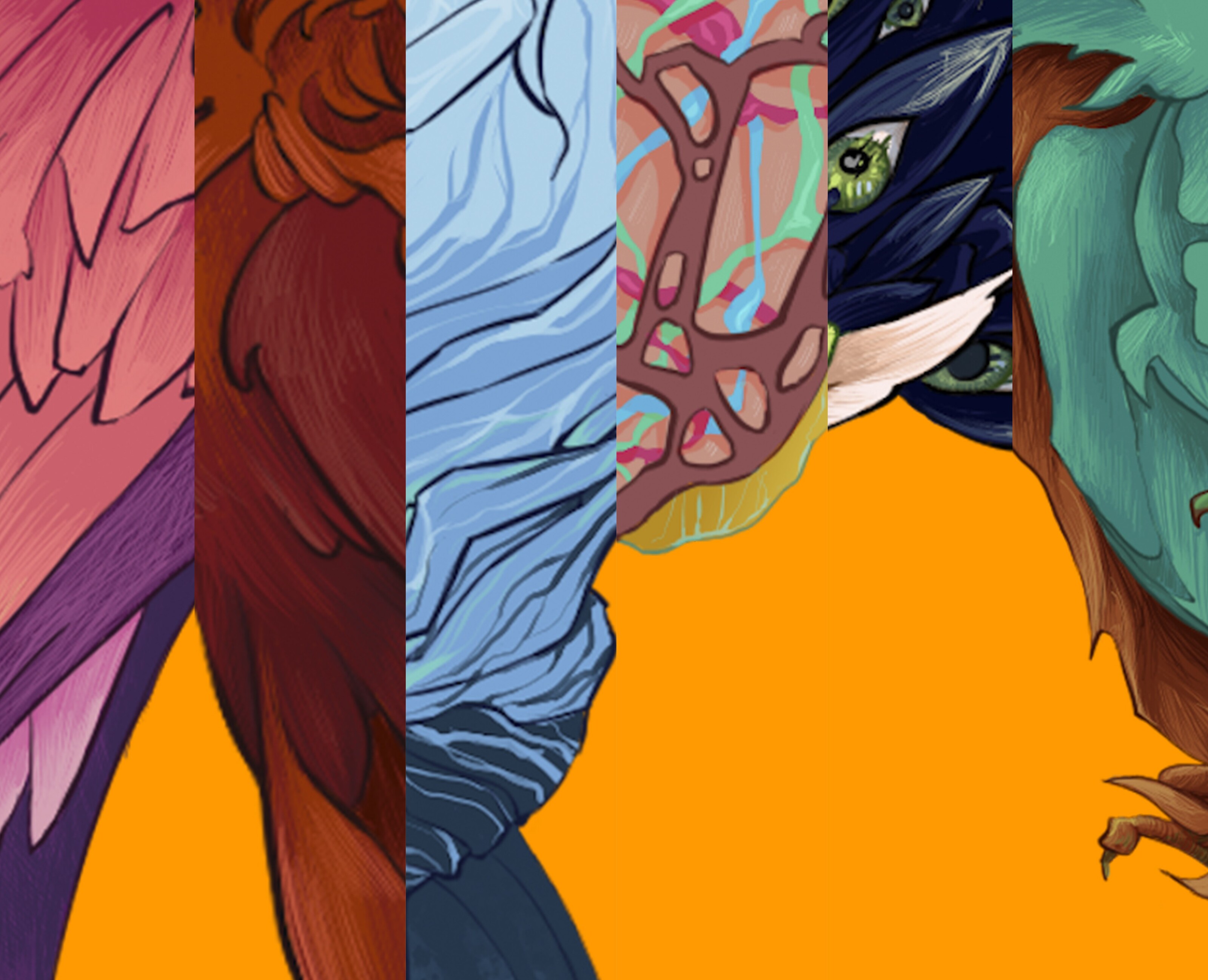 Birds — Иллюстрация, Графика на Dprofile