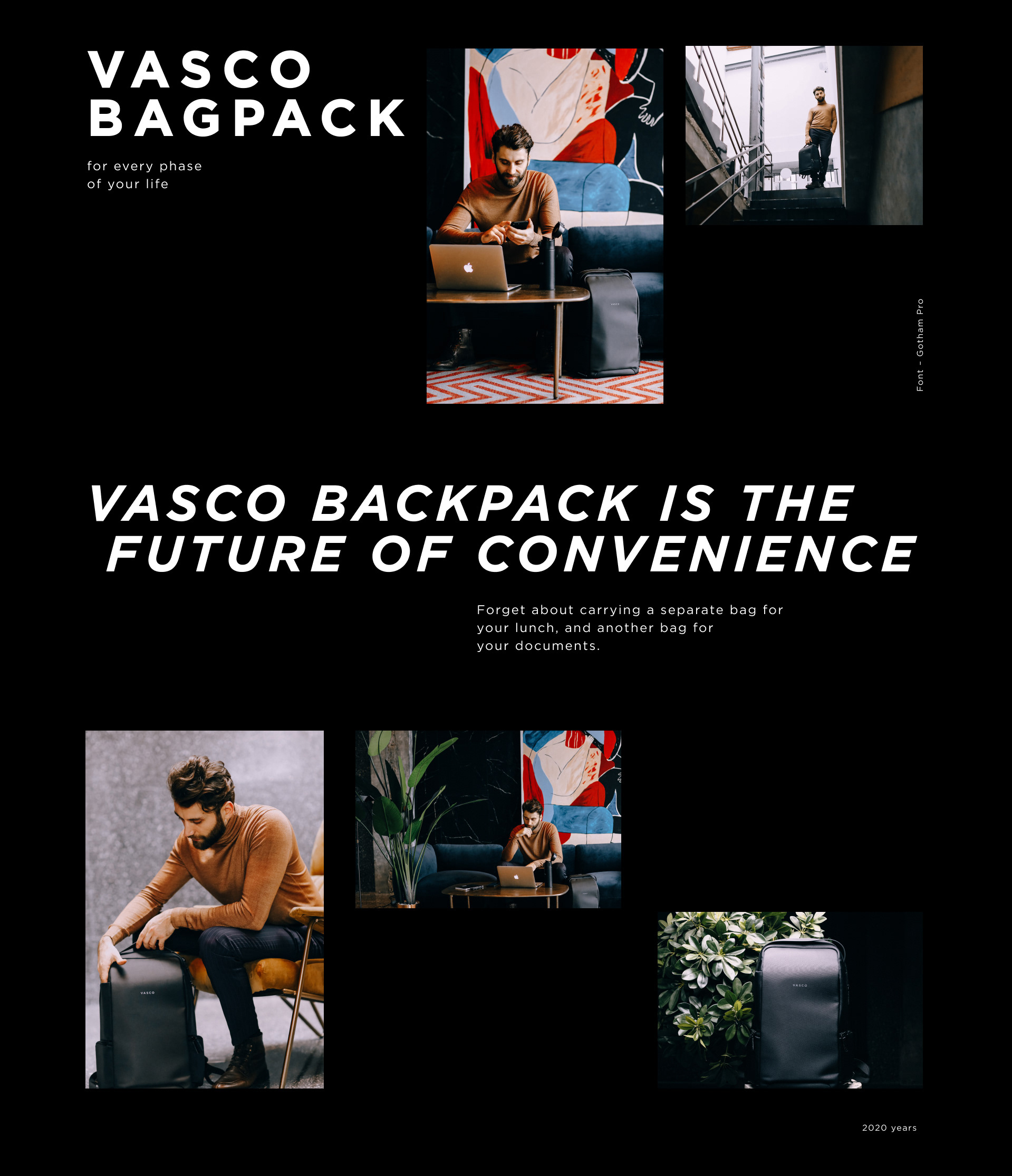 Vasco Bagpack — Изображение №4 — Брендинг, Графика, Анимация на Dprofile