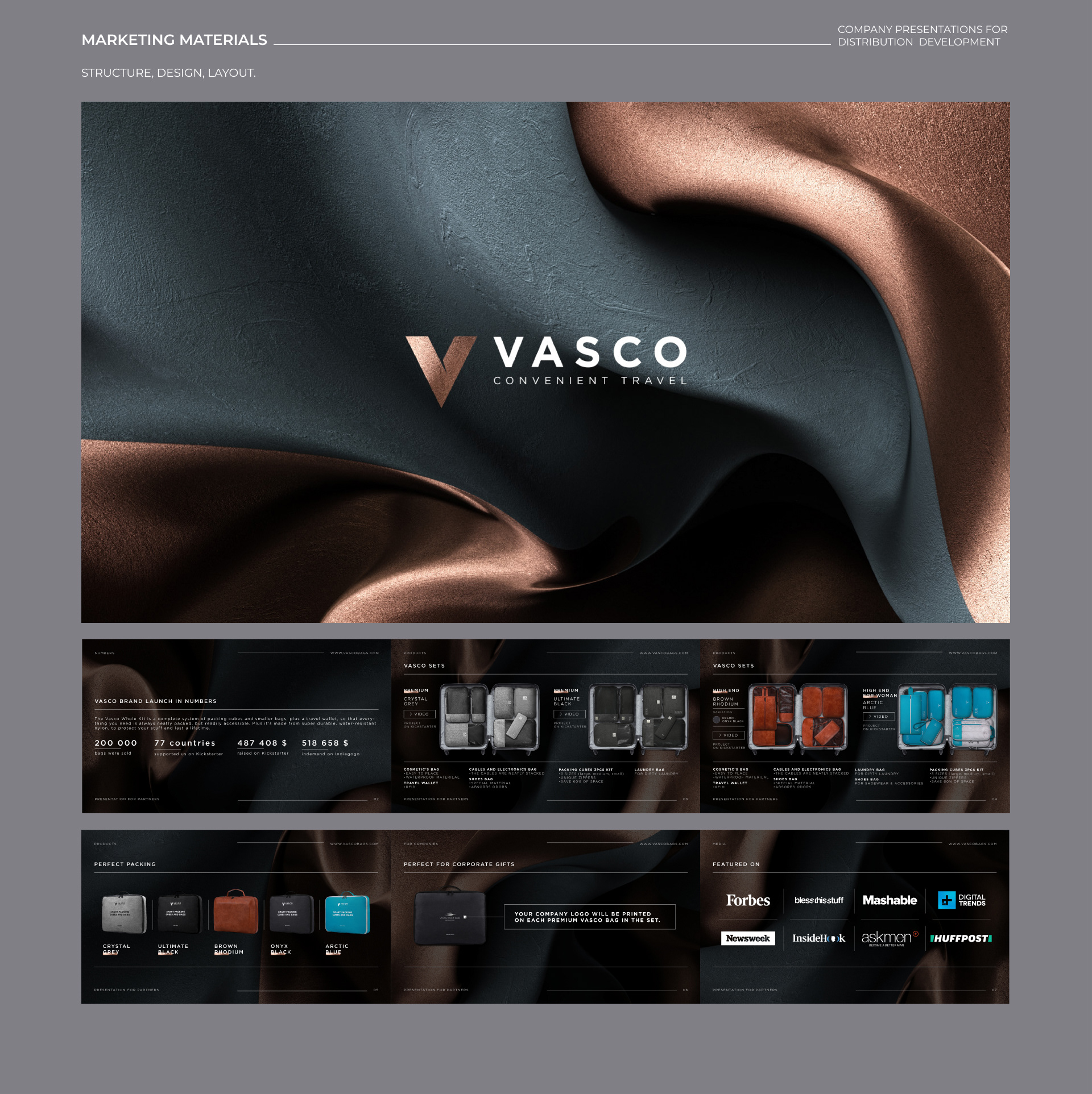 Vasco Bagpack — Изображение №8 — Брендинг, Графика, Анимация на Dprofile