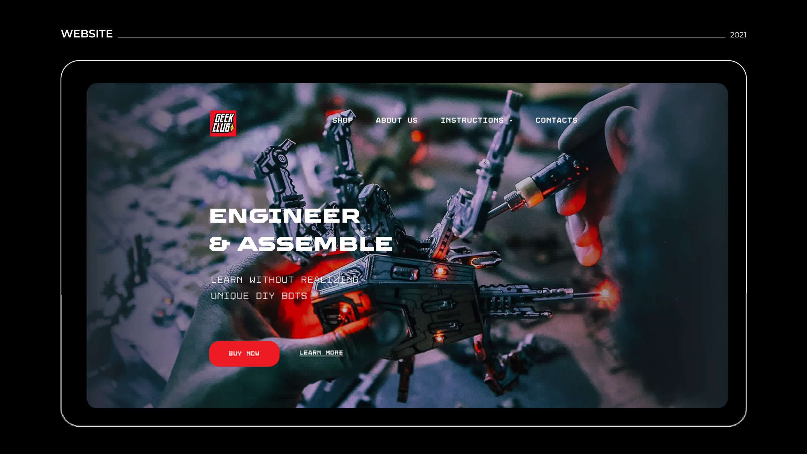 Geek Club / Brand Visual Identity for Kickstarter+Amazon — Изображение №1 — Интерфейсы, Графика, Анимация на Dprofile