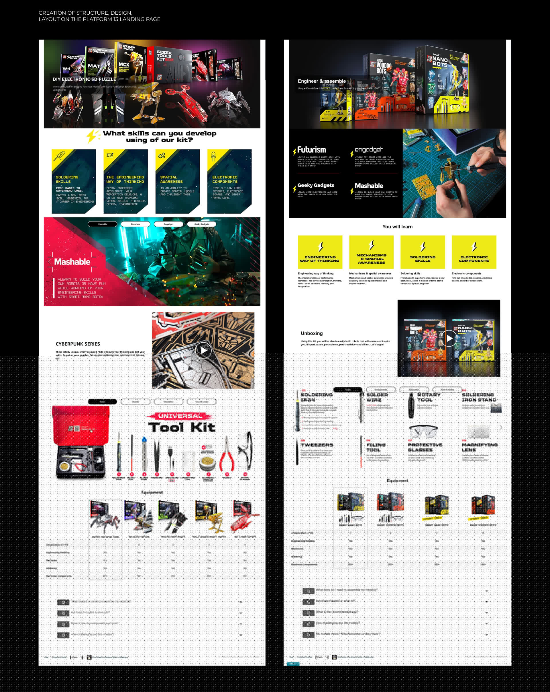 Geek Club / Brand Visual Identity for Kickstarter+Amazon — Изображение №5 — Интерфейсы, Графика, Анимация на Dprofile