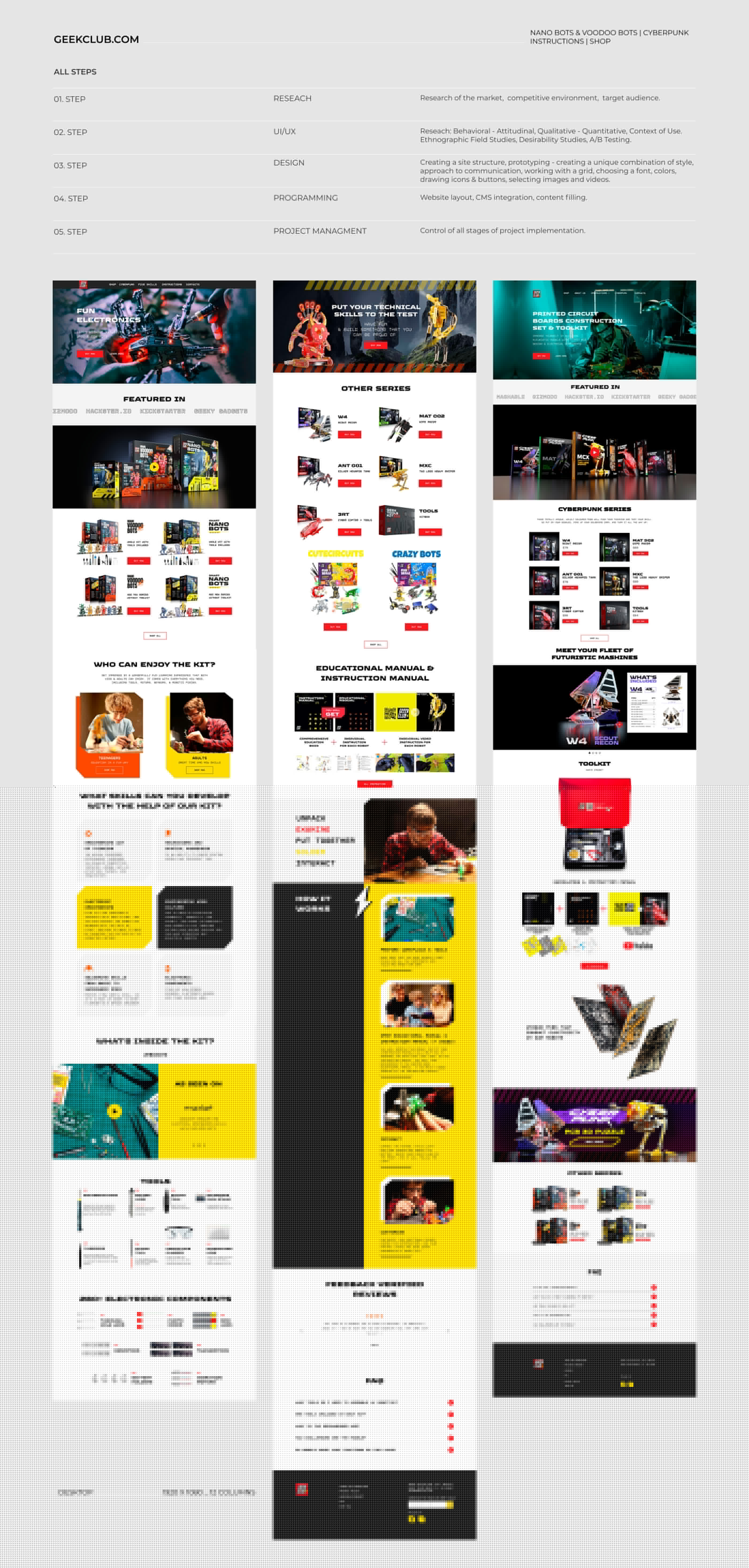 Geek Club / Brand Visual Identity for Kickstarter+Amazon — Изображение №6 — Интерфейсы, Графика, Анимация на Dprofile
