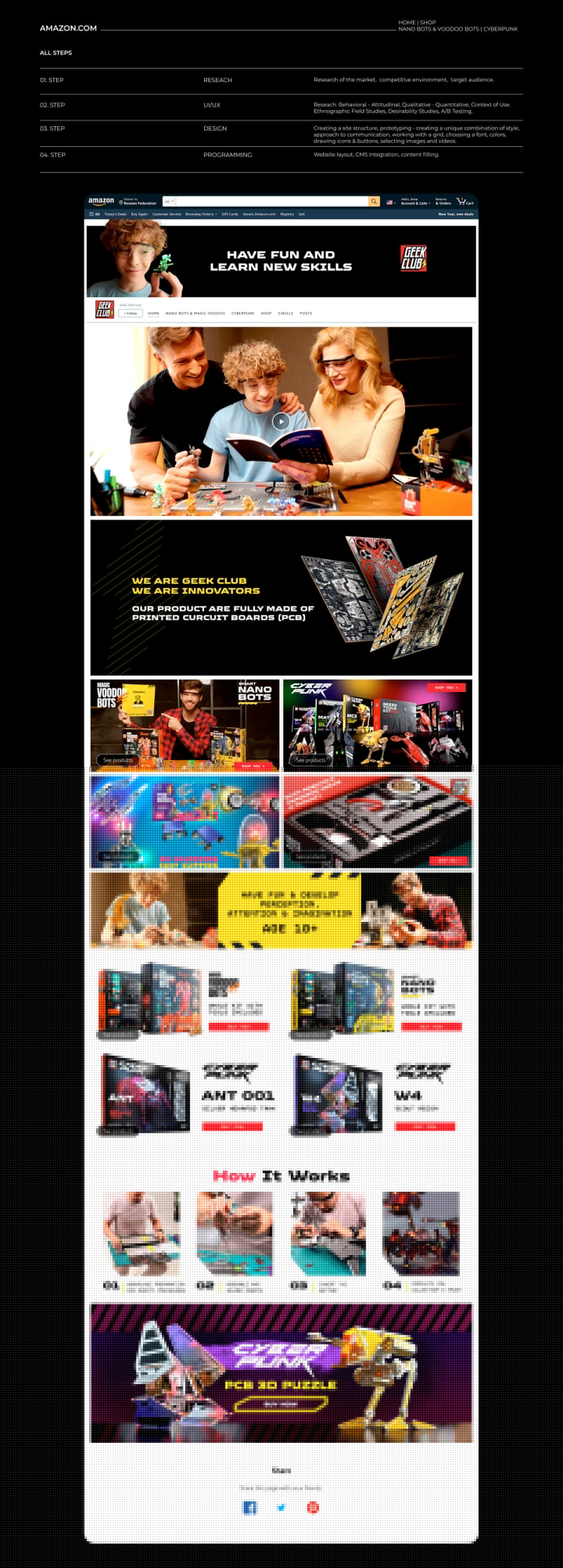 Geek Club / Brand Visual Identity for Kickstarter+Amazon — Изображение №2 — Интерфейсы, Графика, Анимация на Dprofile