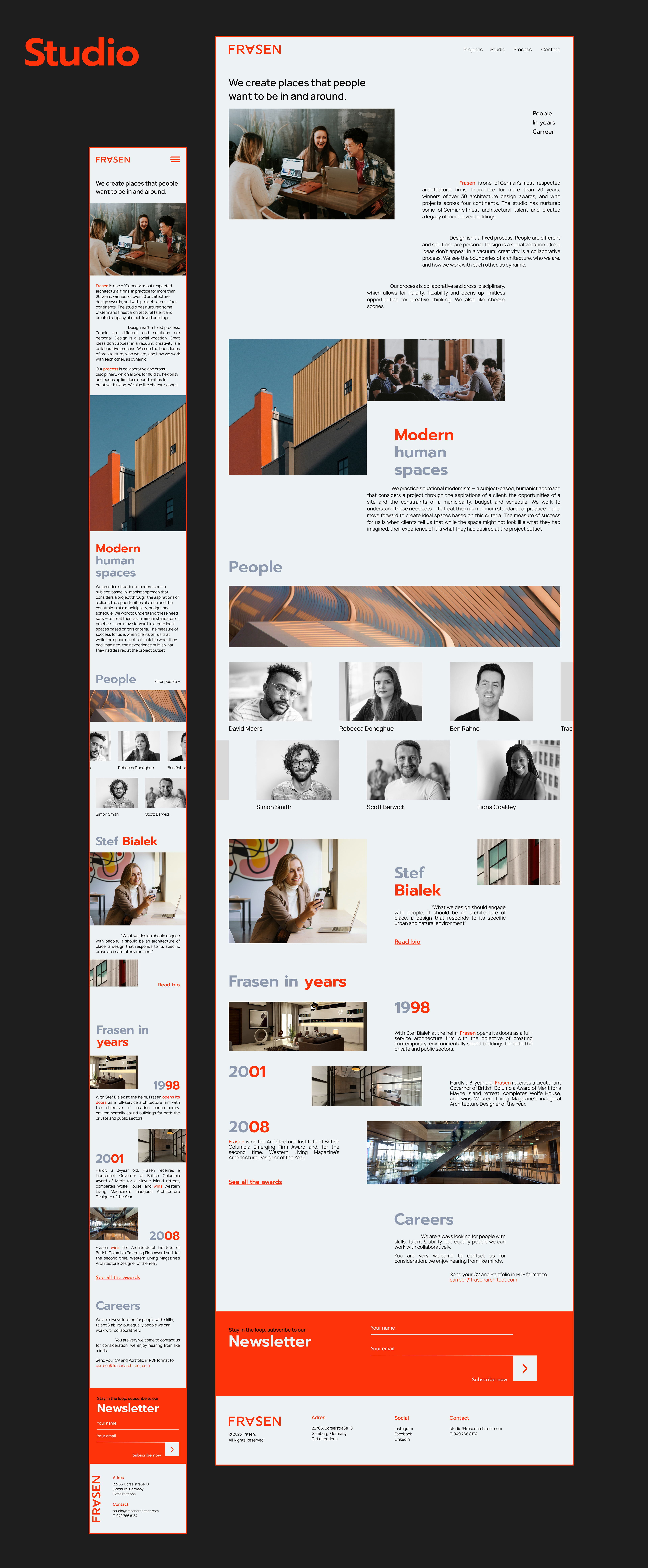 Frasen | Web&Mobile design concept — Изображение №8 — Интерфейсы на Dprofile