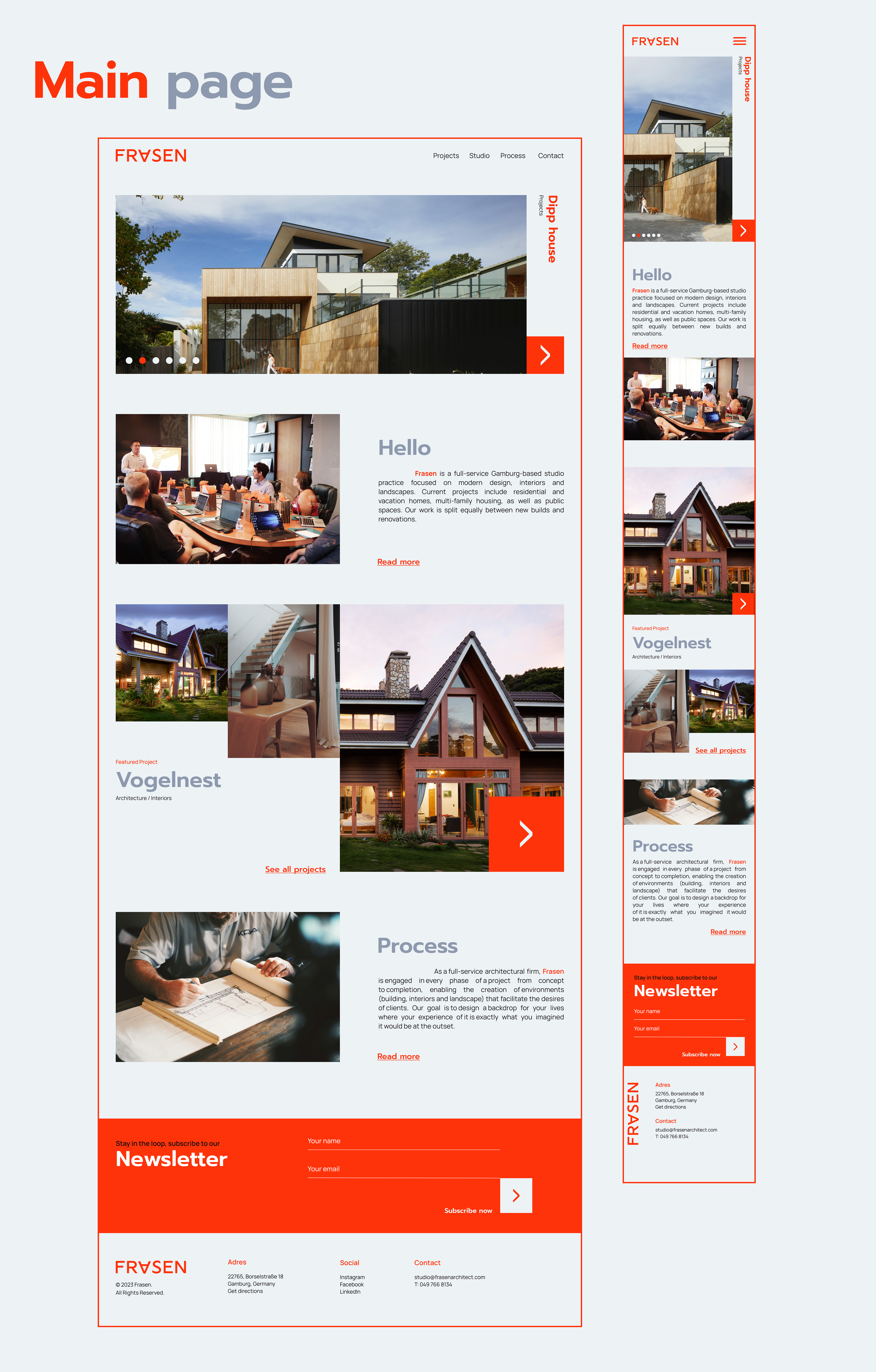 Frasen | Web&Mobile design concept — Изображение №7 — Интерфейсы на Dprofile