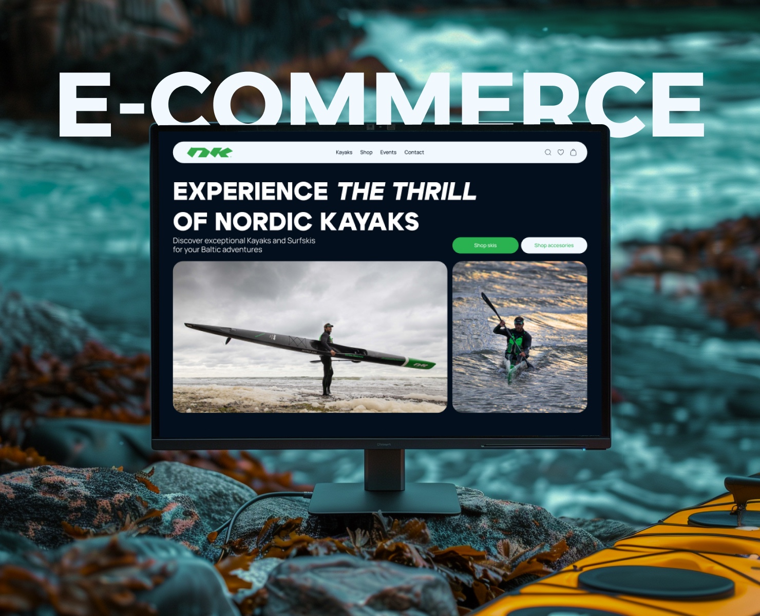E-commerce website | Nordic Kayaks Estonia на Dprofile