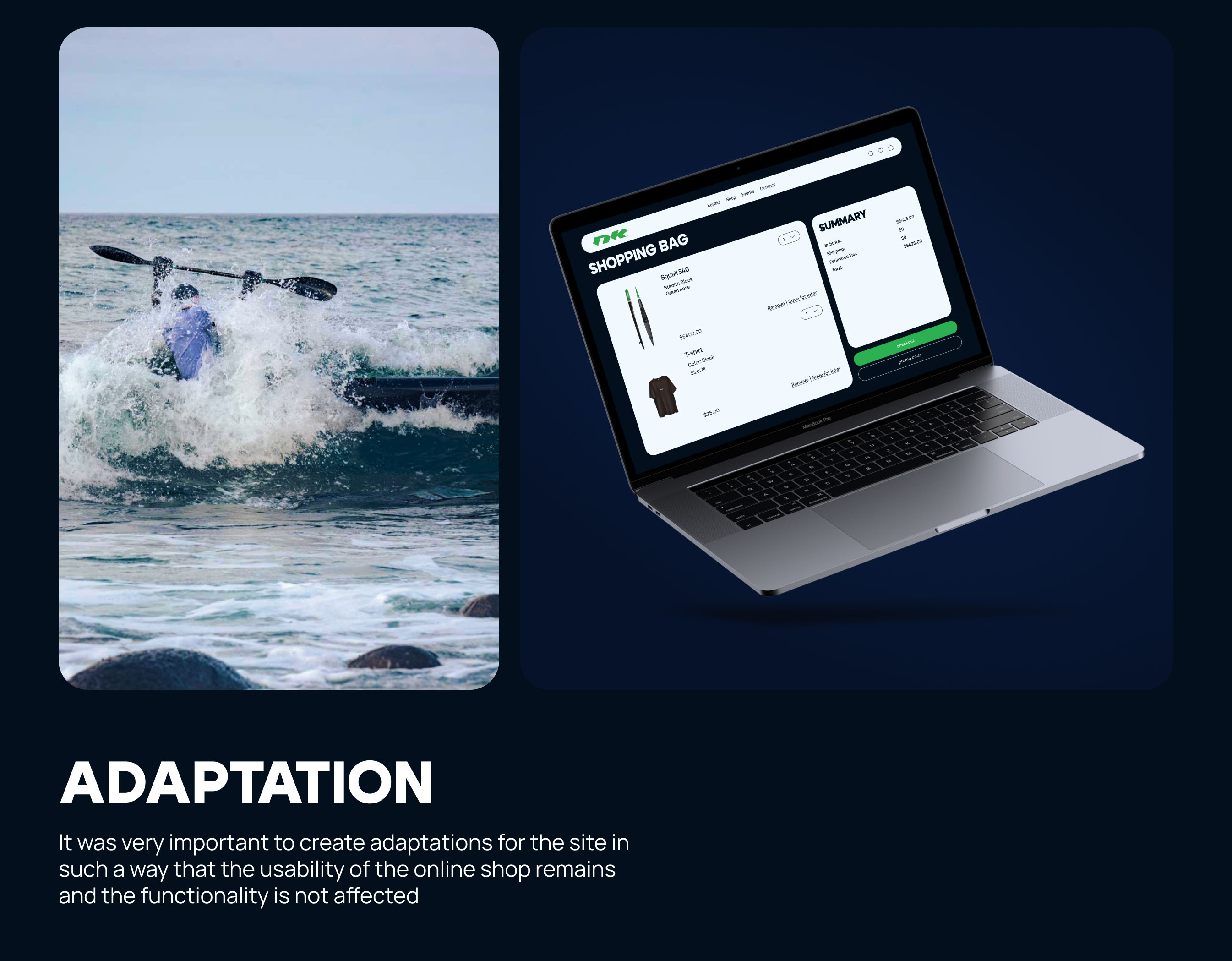 E-commerce website | Nordic Kayaks Estonia — Изображение №17 — Интерфейсы на Dprofile
