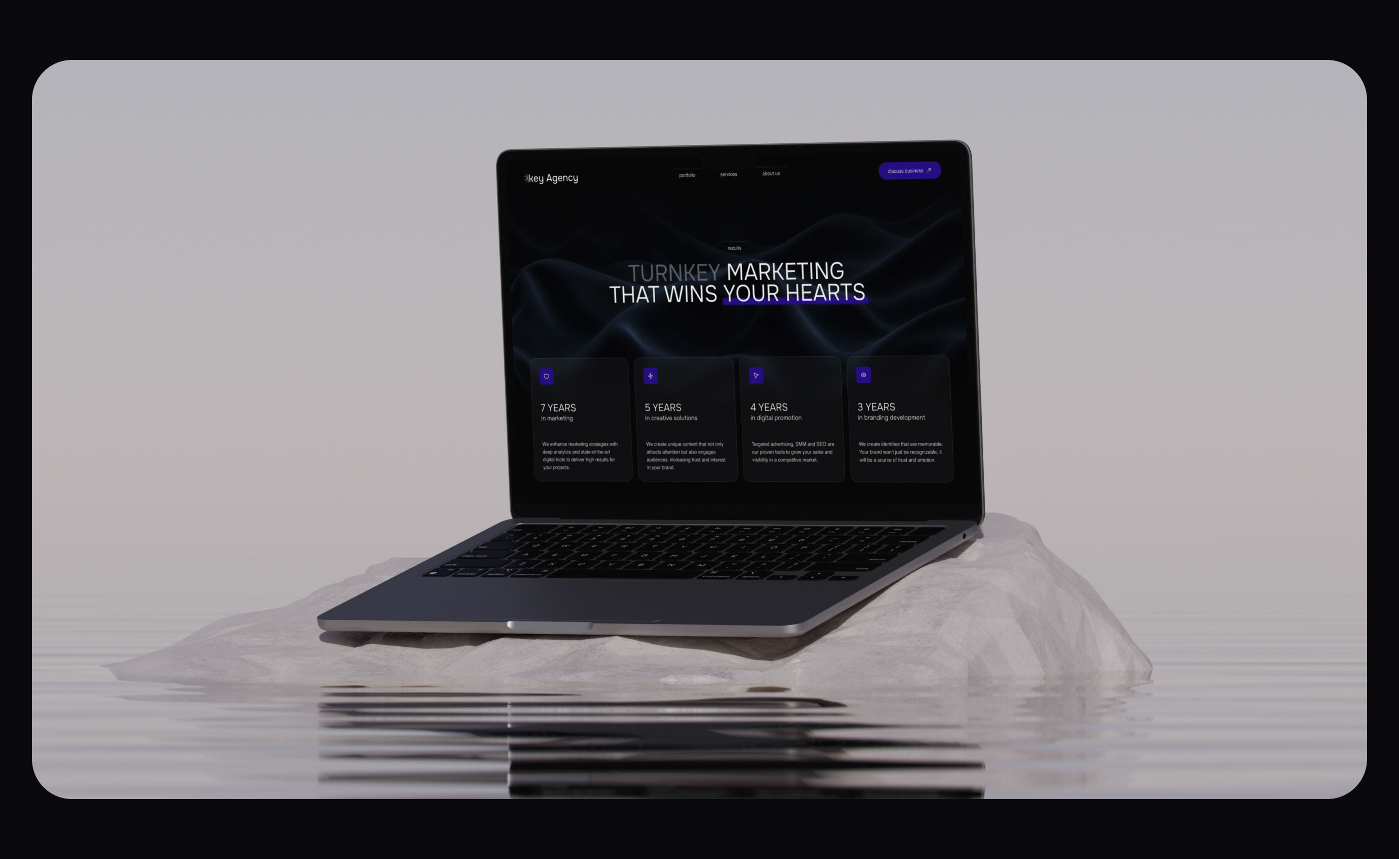 UI/UX & branding for marketing agency | KeyAgency — Изображение №19 — Интерфейсы, Брендинг на Dprofile