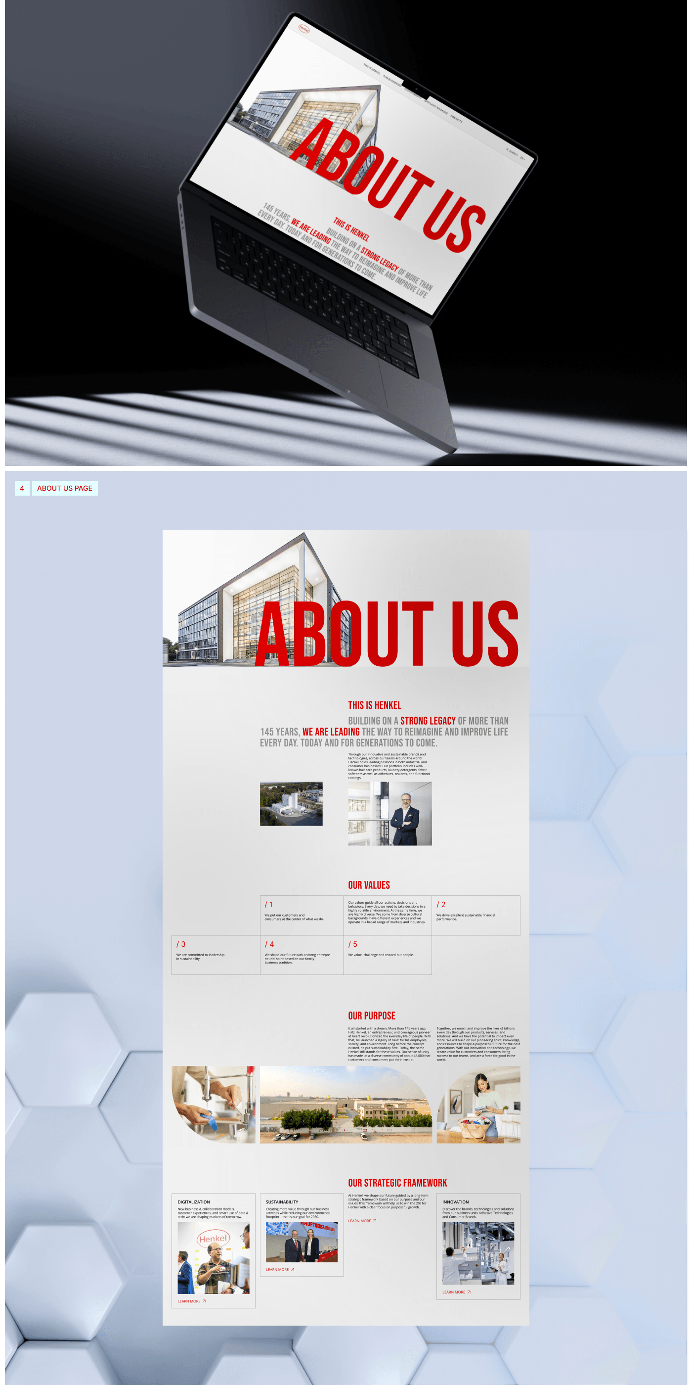 HENKEL | Corporate website — Изображение №7 — Интерфейсы на Dprofile