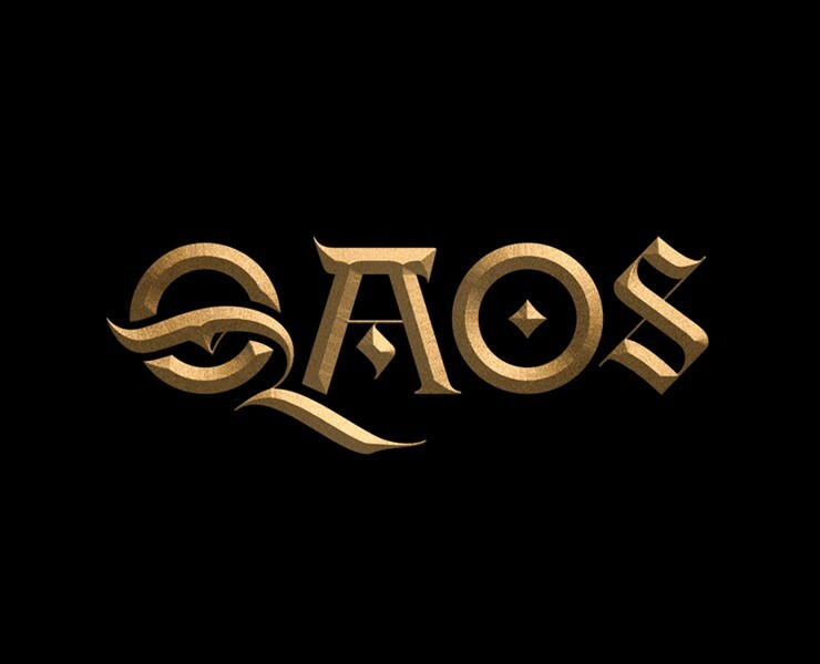 QAOS ✦ Леттеринг логотип для музыкальной группы — Брендинг, Графика на Dprofile