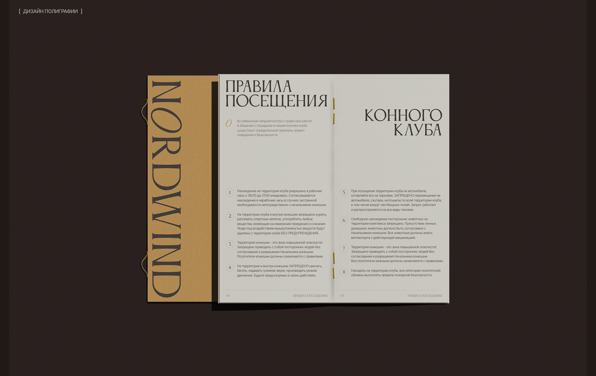 Конный клуб NORDWIND — Изображение №4 — Интерфейсы, Брендинг на Dprofile