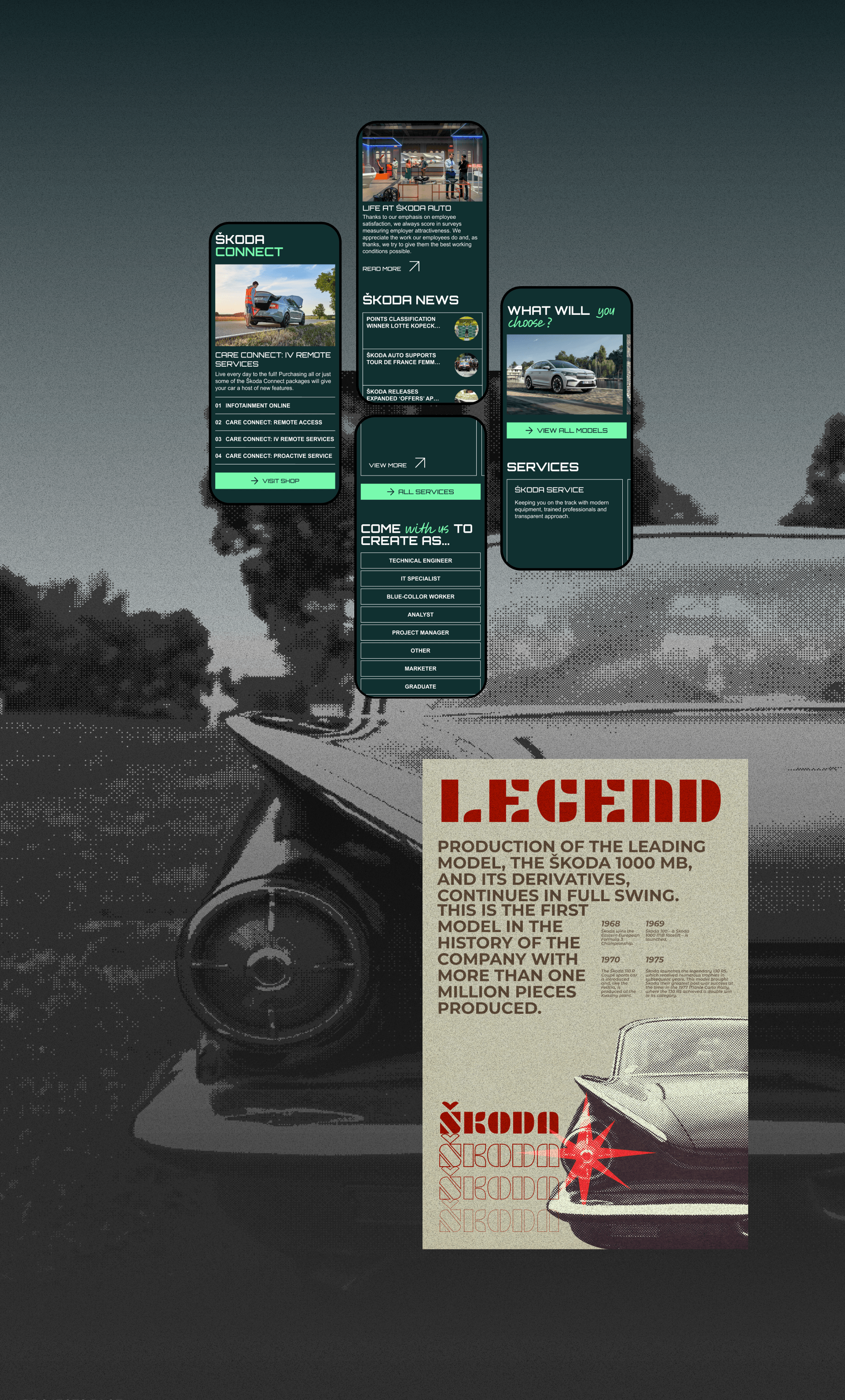 SKODA | CORPORATE WEBSITE REDESIGN — Изображение №3 — Интерфейсы, Анимация на Dprofile