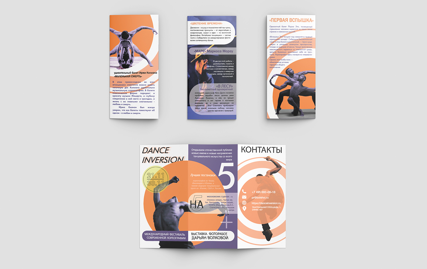 Календарь и серия буклетов "Danceinversion" — Изображение №8 — Брендинг, Графика на Dprofile