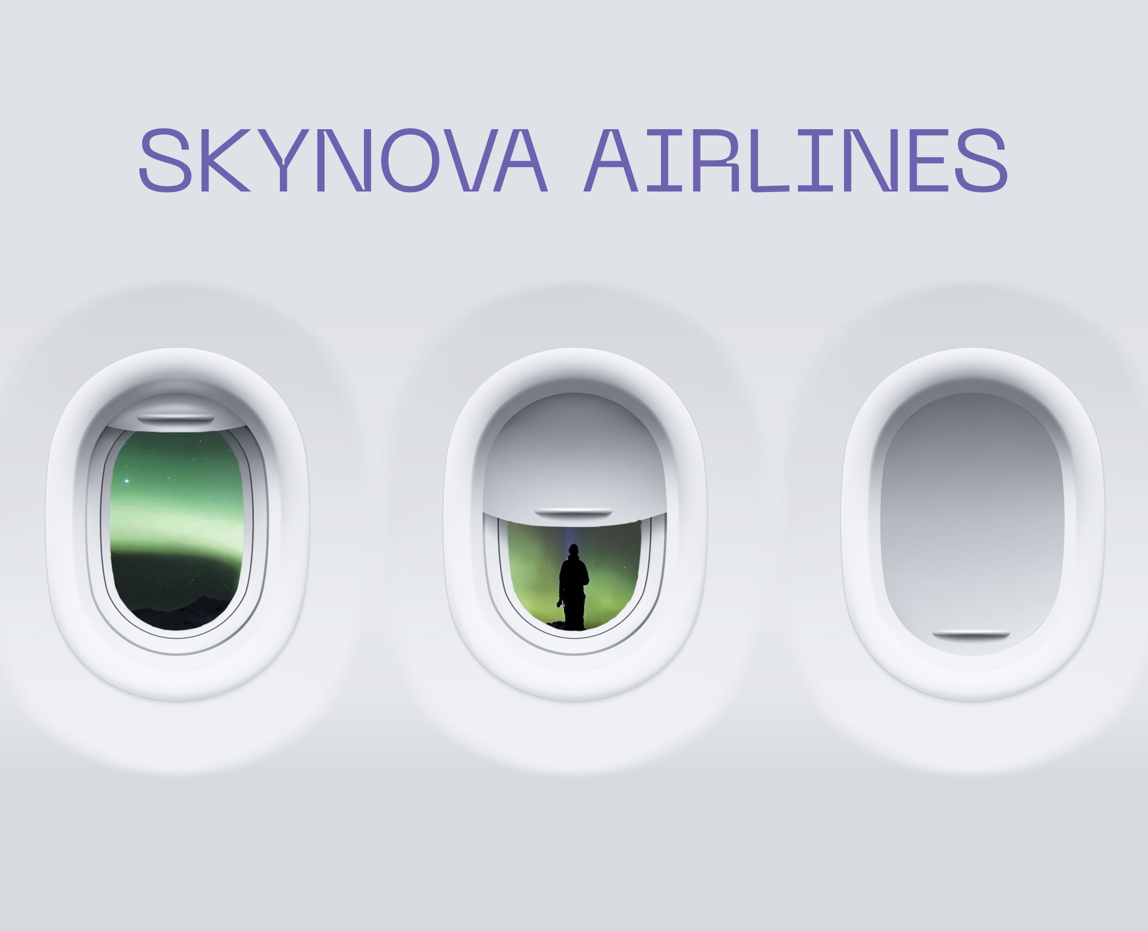 Airlines SkyNova. Corporate website — Интерфейсы на Dprofile
