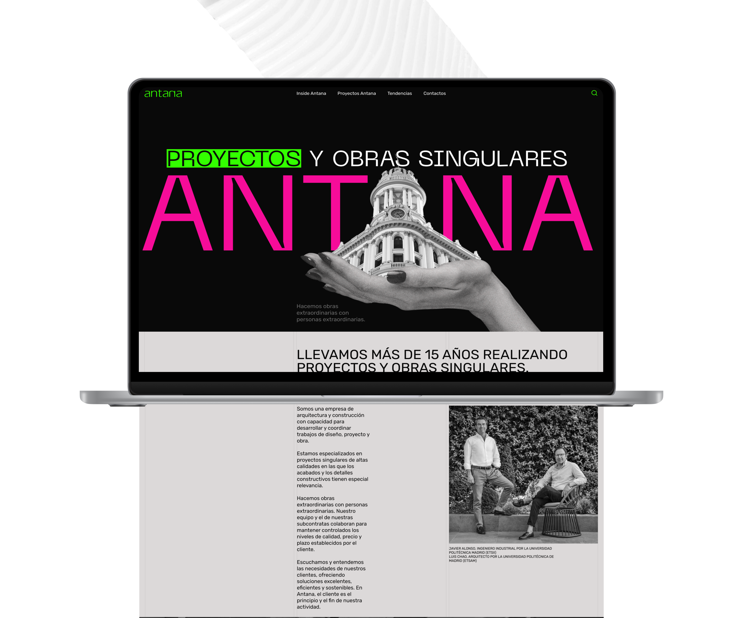 ANTANA / Corporate website redesign — Изображение №2 — Интерфейсы на Dprofile