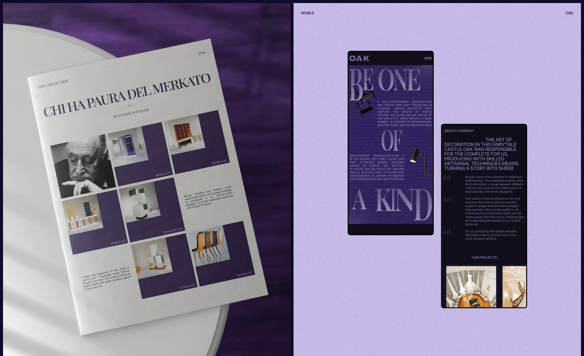 OAK | Web Design & UX/UI — Изображение №3 — Интерфейсы, Анимация на Dprofile