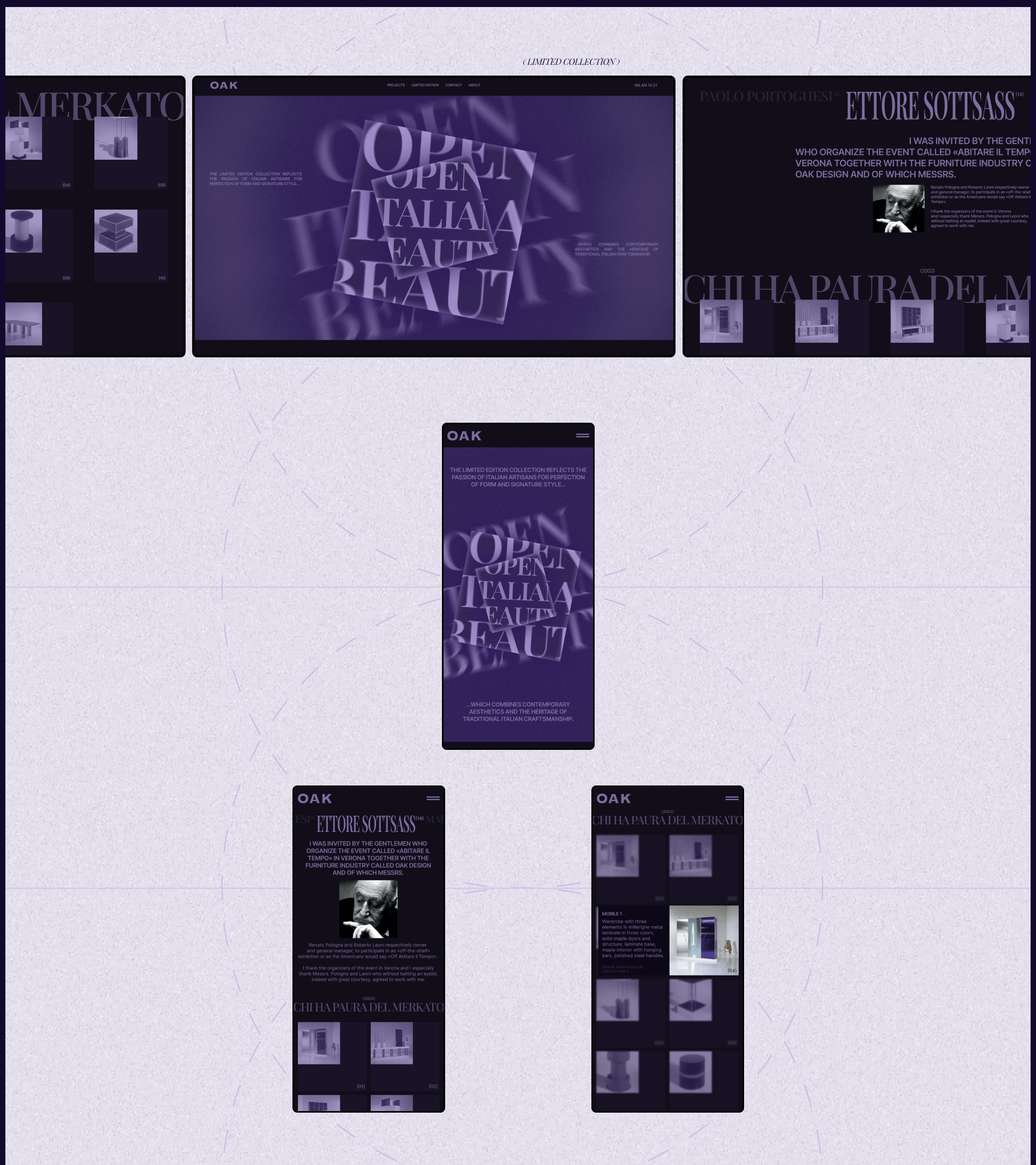 OAK | Web Design & UX/UI — Изображение №7 — Интерфейсы, Анимация на Dprofile