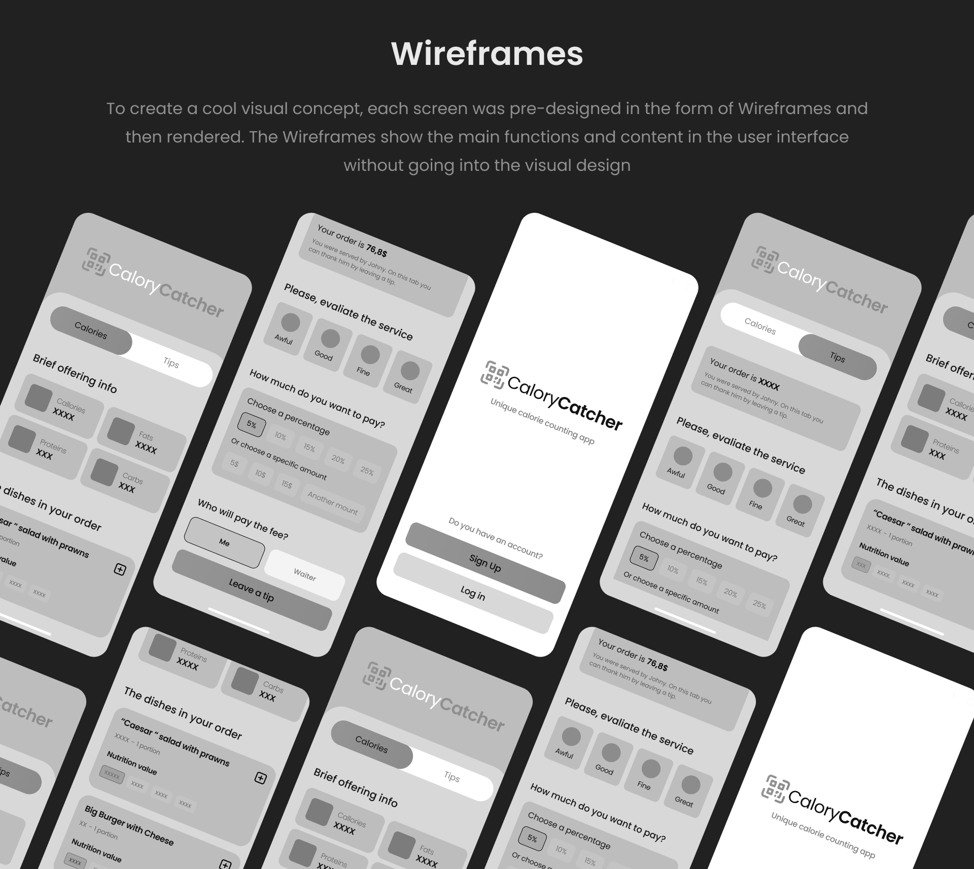 CaloryCatcher | mobile app concept — Изображение №7 — Интерфейсы на Dprofile