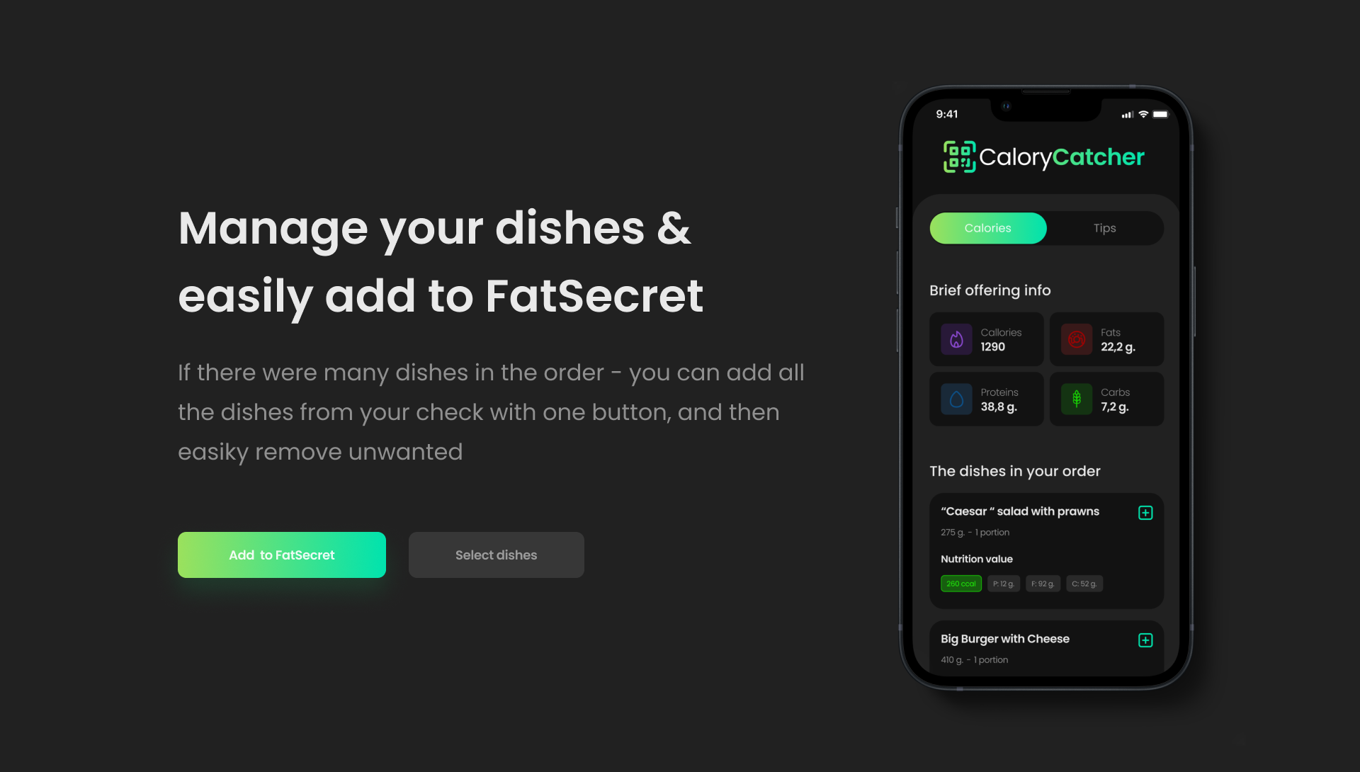 CaloryCatcher | mobile app concept — Изображение №10 — Интерфейсы на Dprofile