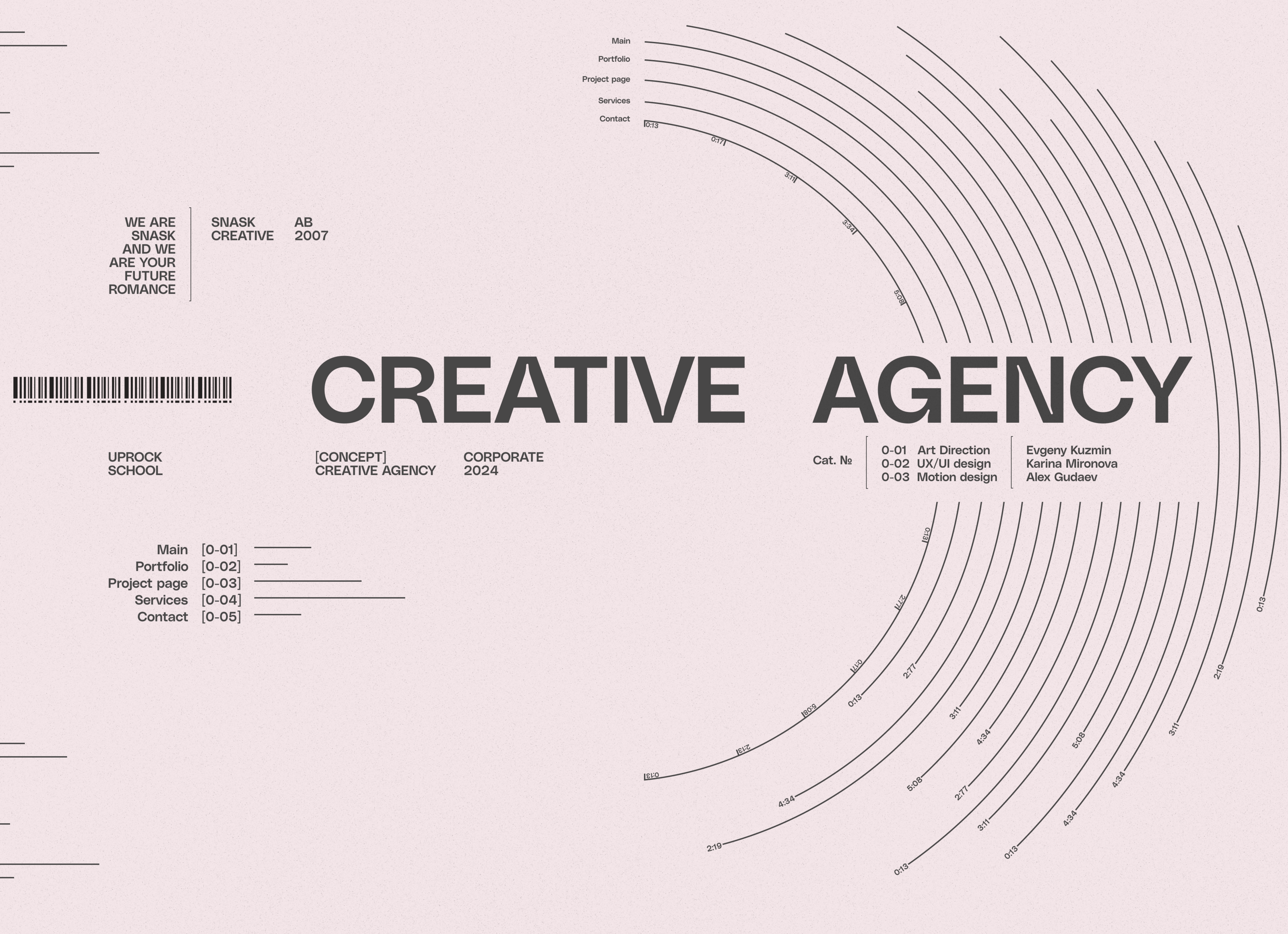 SNASK — Creative agency — Изображение №1 — Интерфейсы, Брендинг на Dprofile