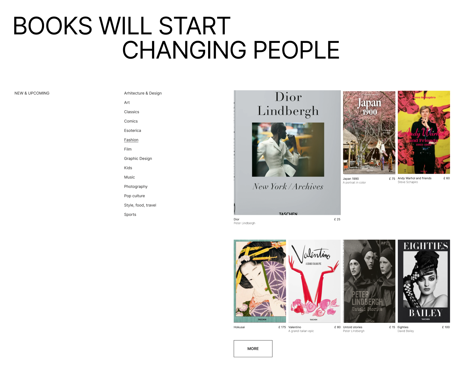 Концепт сайта-каталога для книжного издательства — Изображение №3 — Интерфейсы на Dprofile