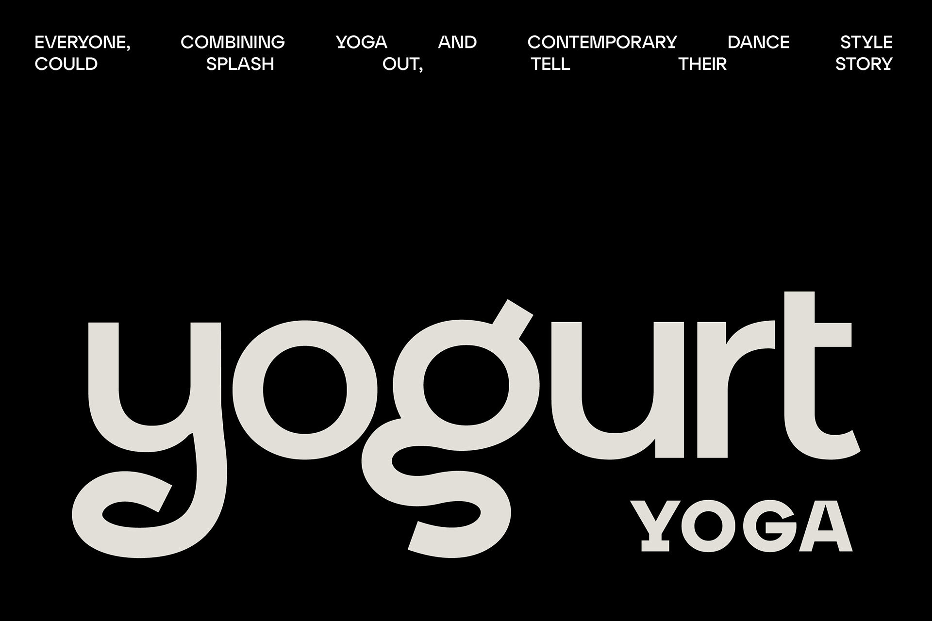 YOGURT YOGA — Изображение №2 — Брендинг, Анимация на Dprofile