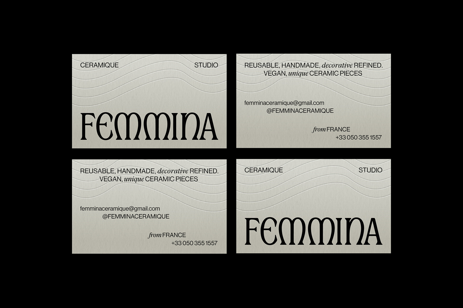 FEMMINA CERAMIQUE STUDIO — Изображение №4 — Брендинг, Анимация на Dprofile