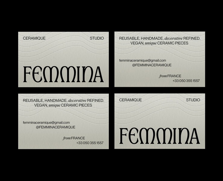FEMMINA CERAMIQUE STUDIO — Брендинг, Анимация на Dprofile