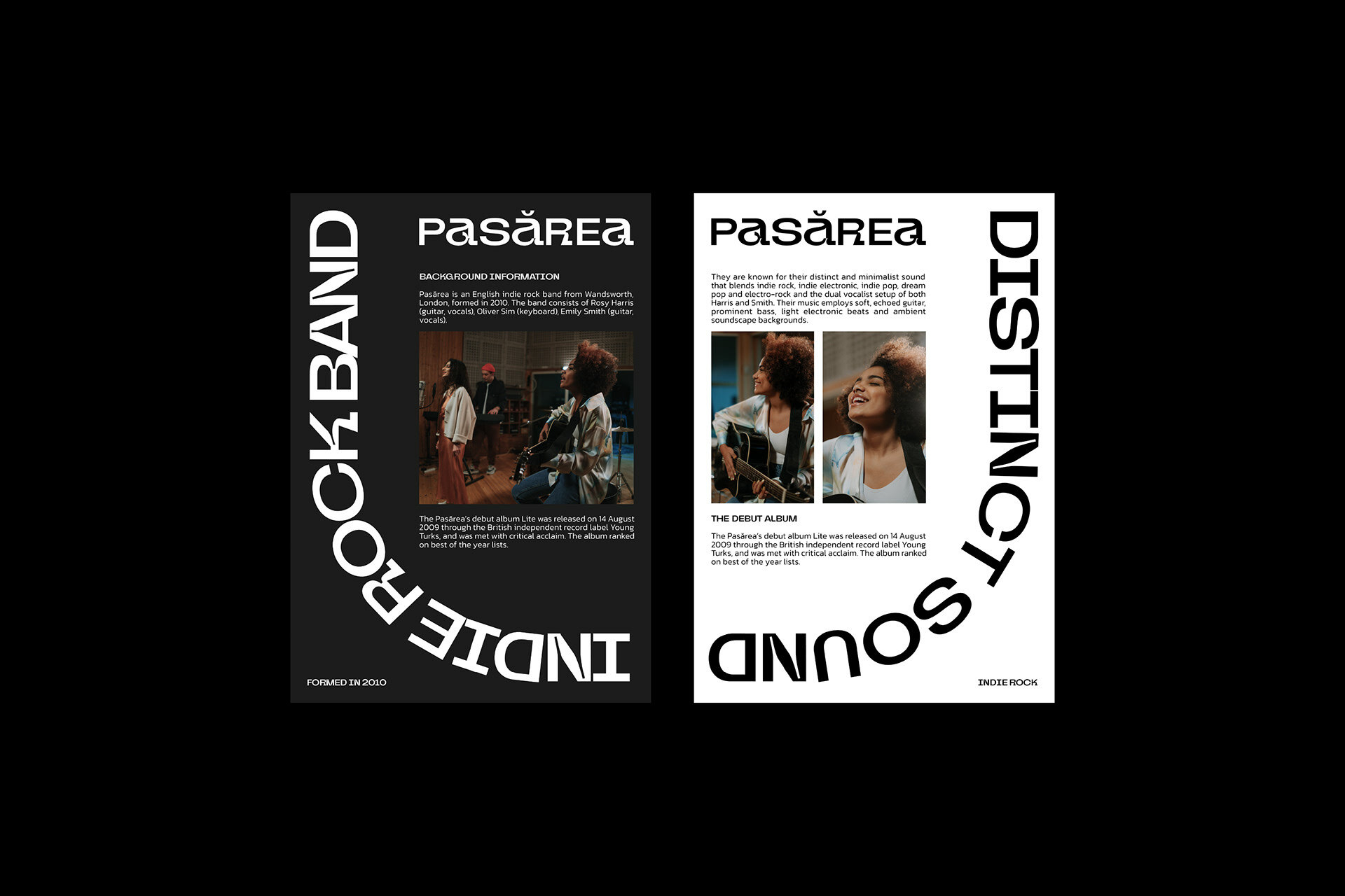 PASĂREA MUSIC BAND — Изображение №3 — Брендинг, Анимация на Dprofile