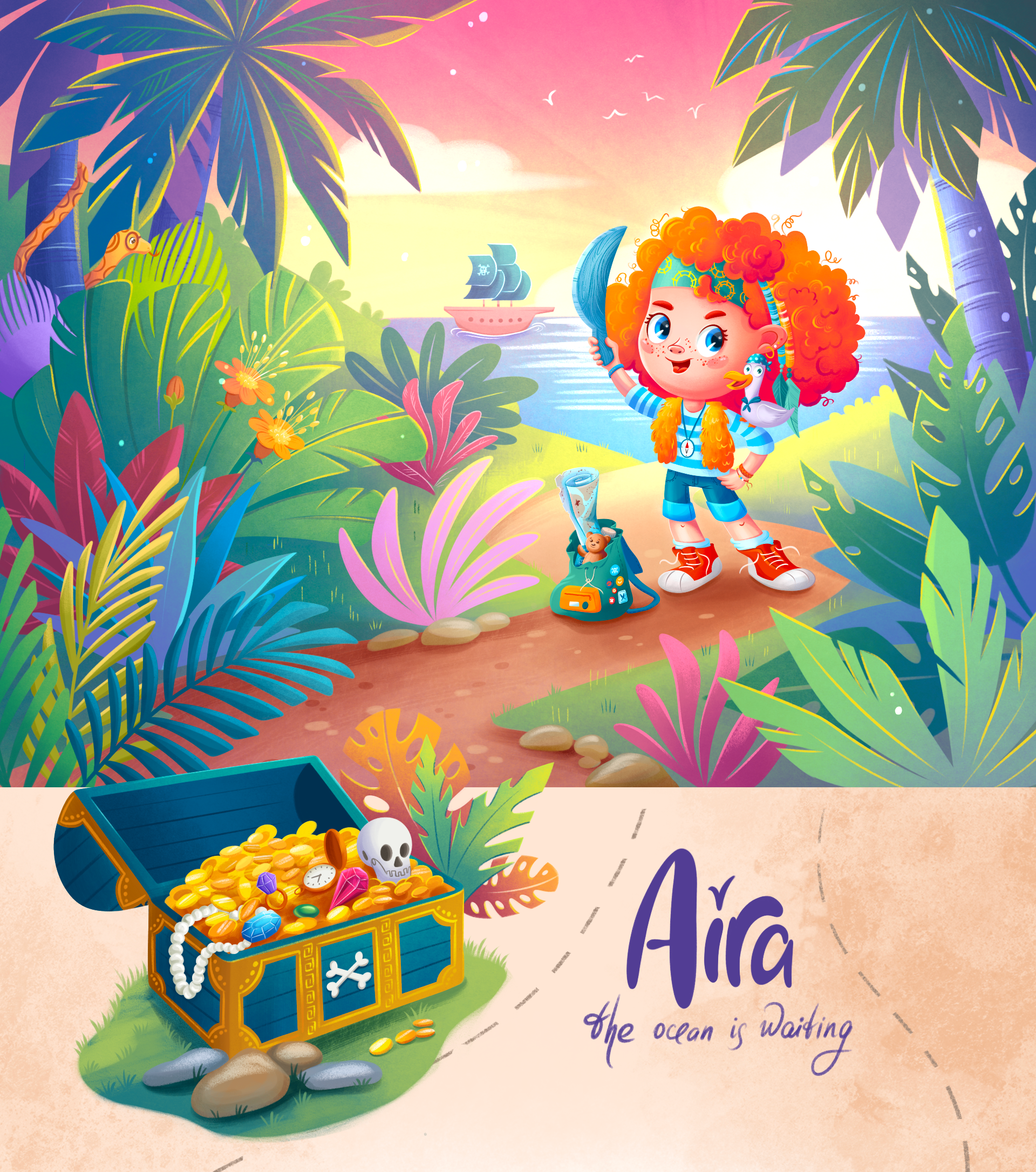 Айра - разработка персонажа — Изображение №1 — Иллюстрация на Dprofile