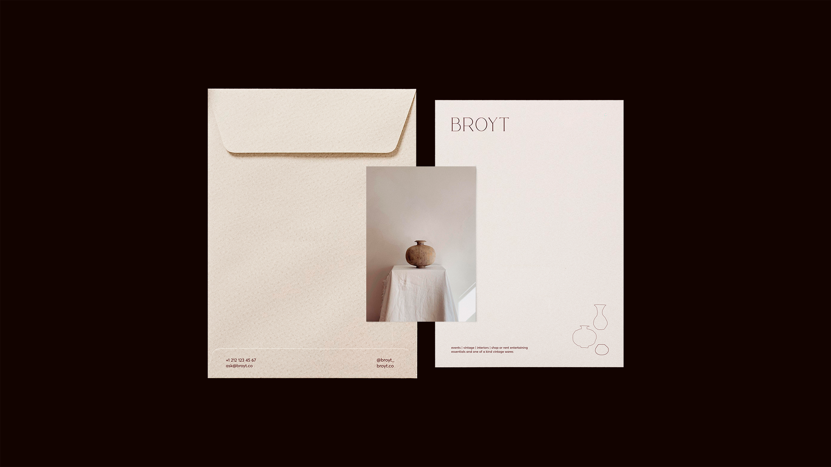 Broyt ceramic| Brand identity & Stationary design — Изображение №5 — Брендинг на Dprofile