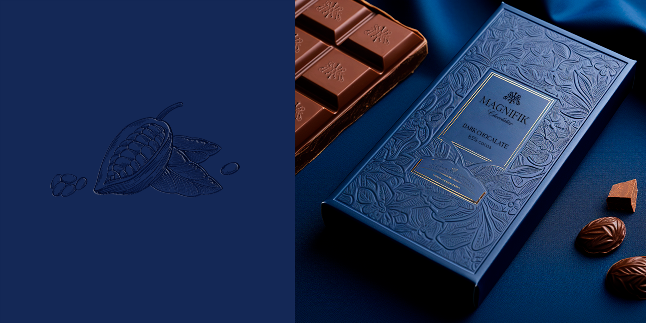Magnifik premium chocolate | Brand identity — Изображение №13 — Брендинг на Dprofile