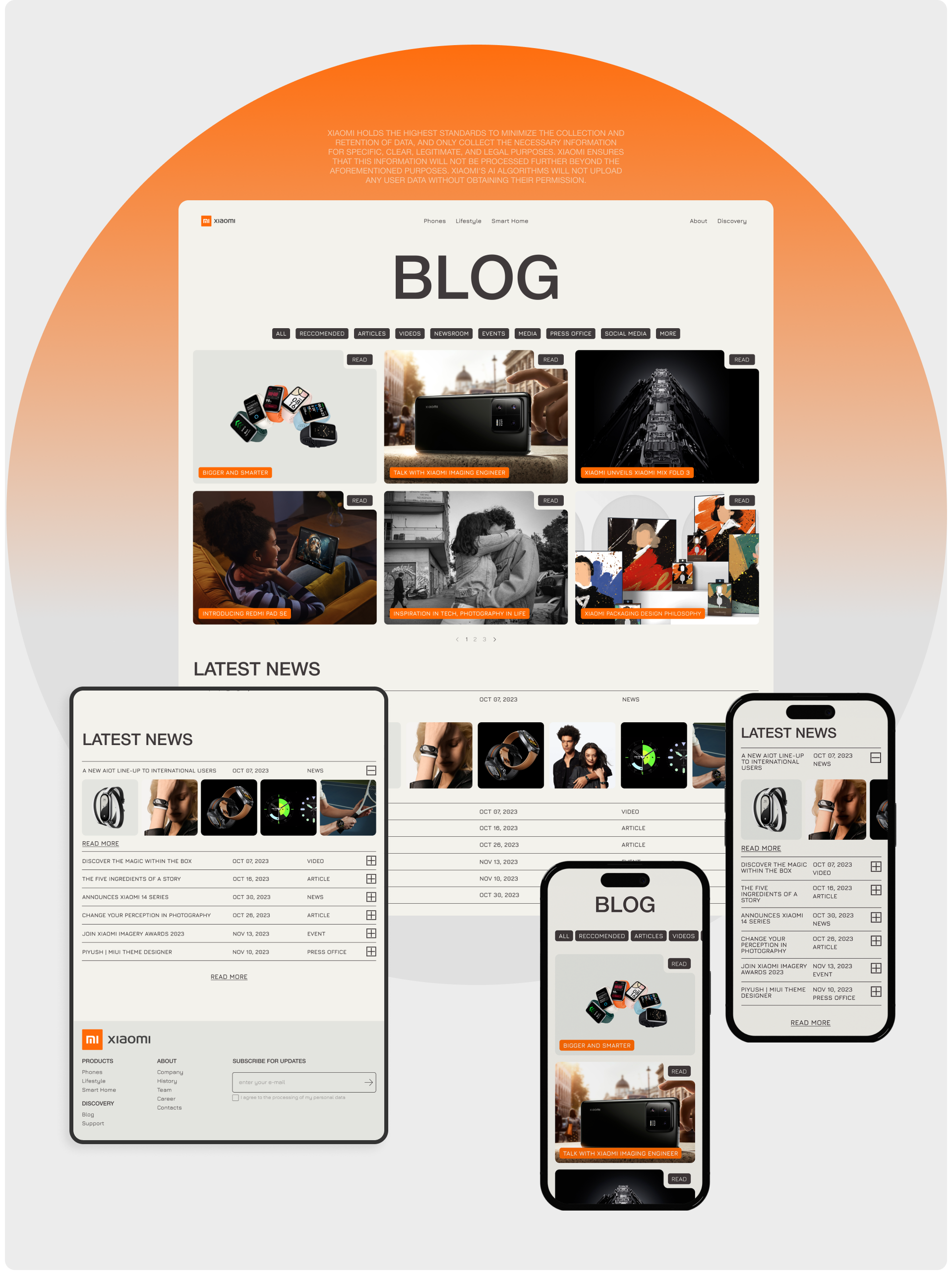 Xiaomi | Corporate Website — Изображение №19 — Интерфейсы на Dprofile