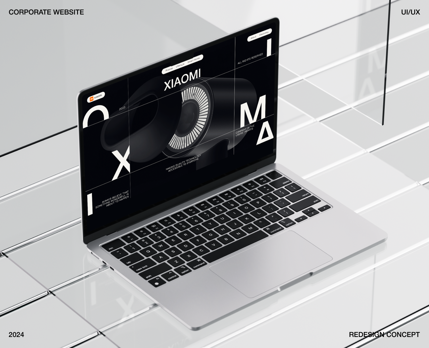 Xiaomi | Corporate Website — Интерфейсы на Dprofile